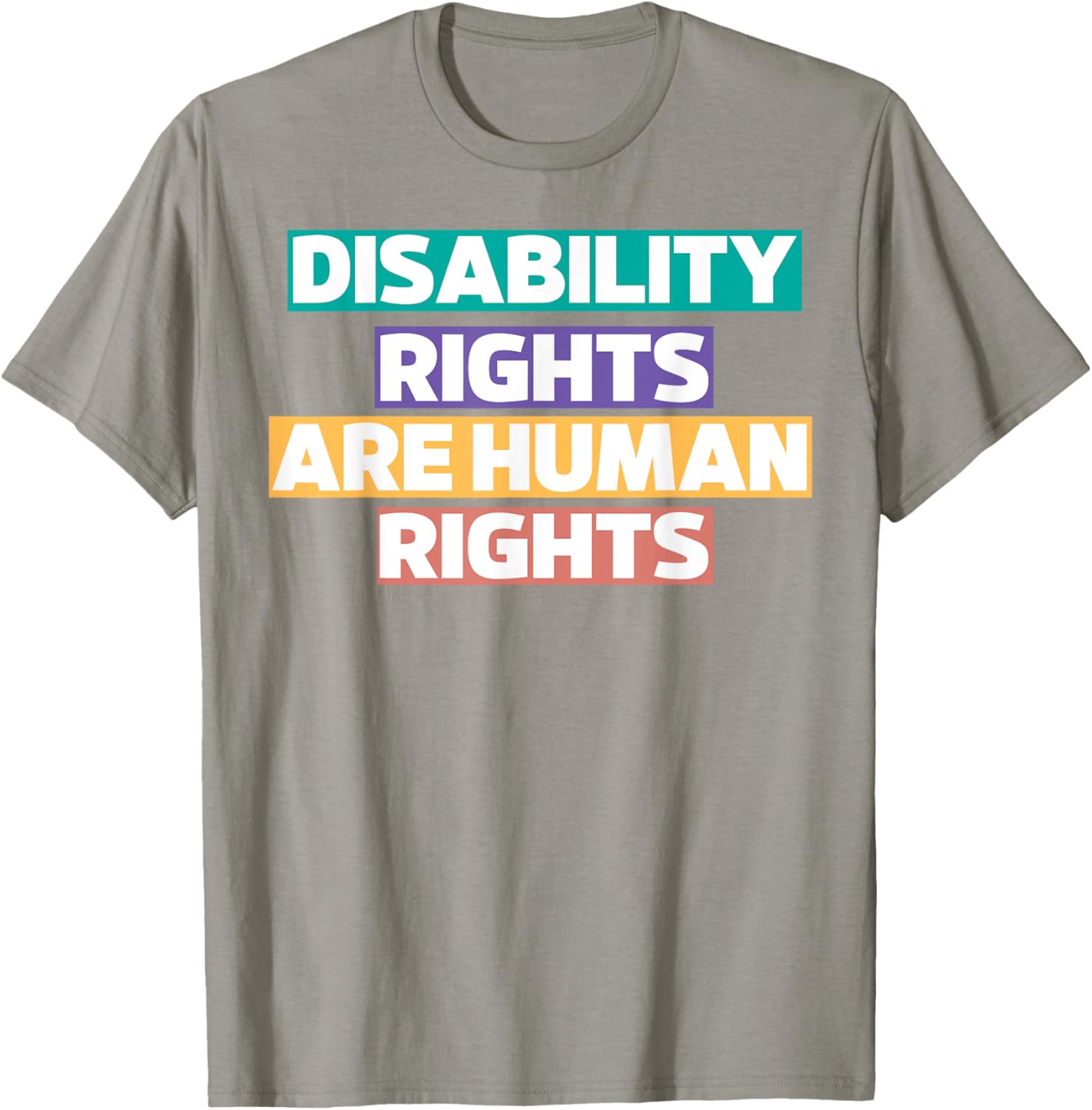 Disability Rights Are Human Rights T-Shirt for Advocacy and Style - 14