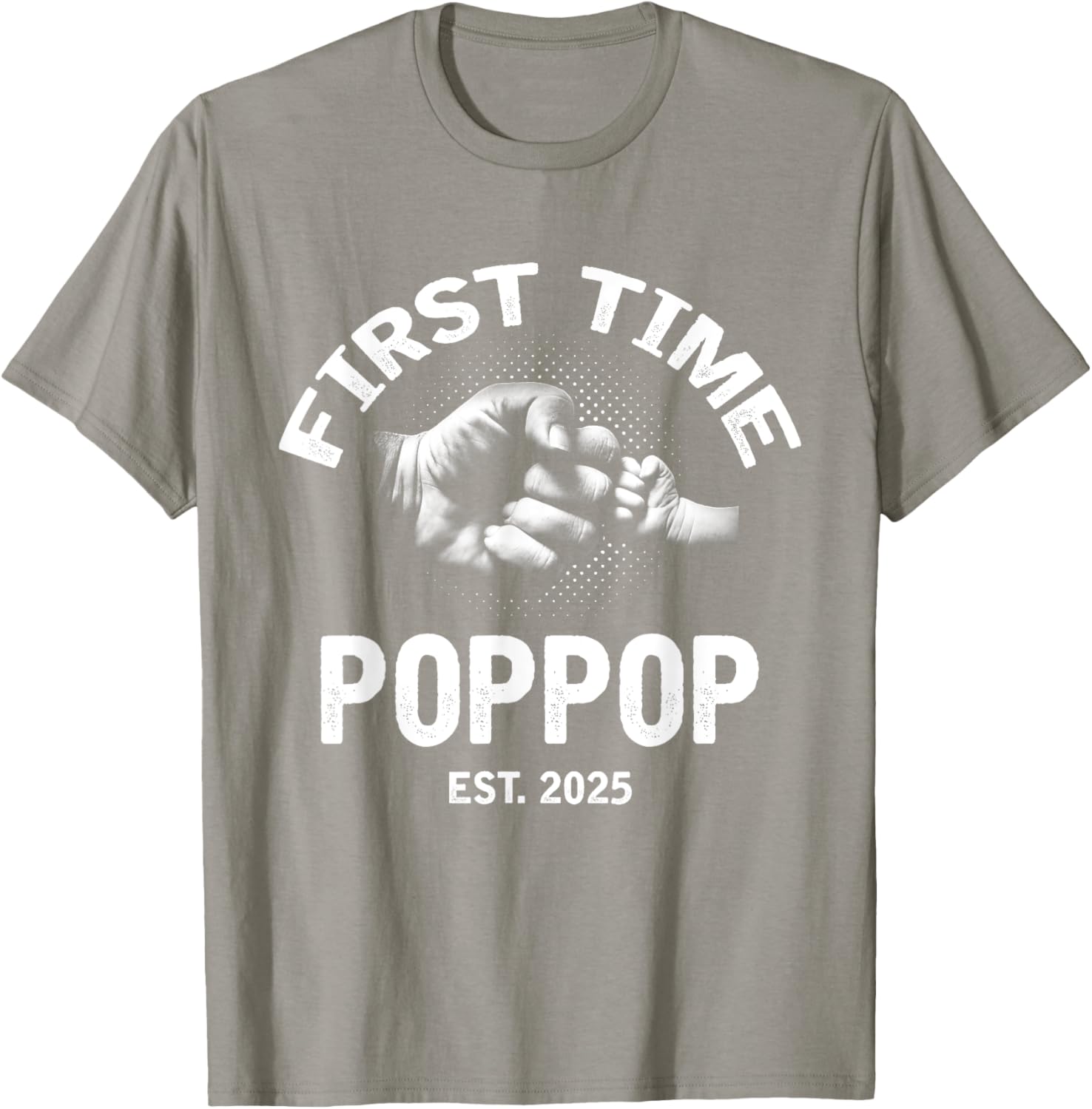 First Time Poppop Established 2025 Vintage Father's Day T-Shirt - 19
