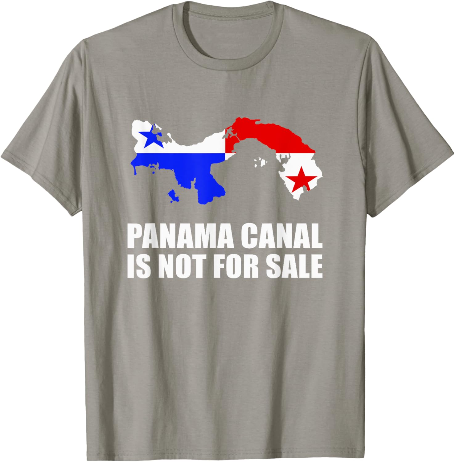 Panama Canal Not For Sale Map T-Shirt for Proud Panama and USA Fans - 1