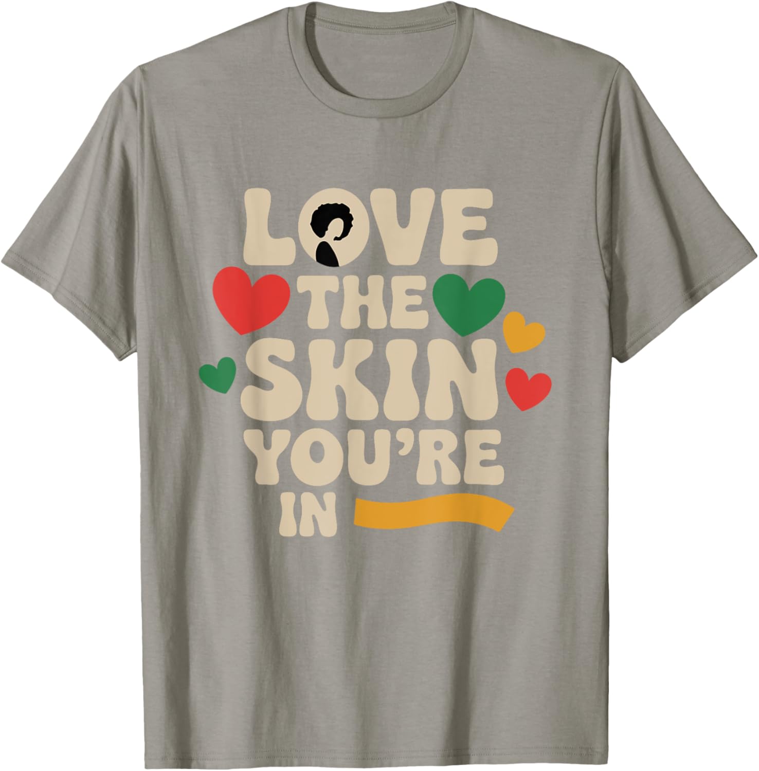 Proud Afro Educated Black Woman T-Shirt Love Your Skin Fashion Tee - 23