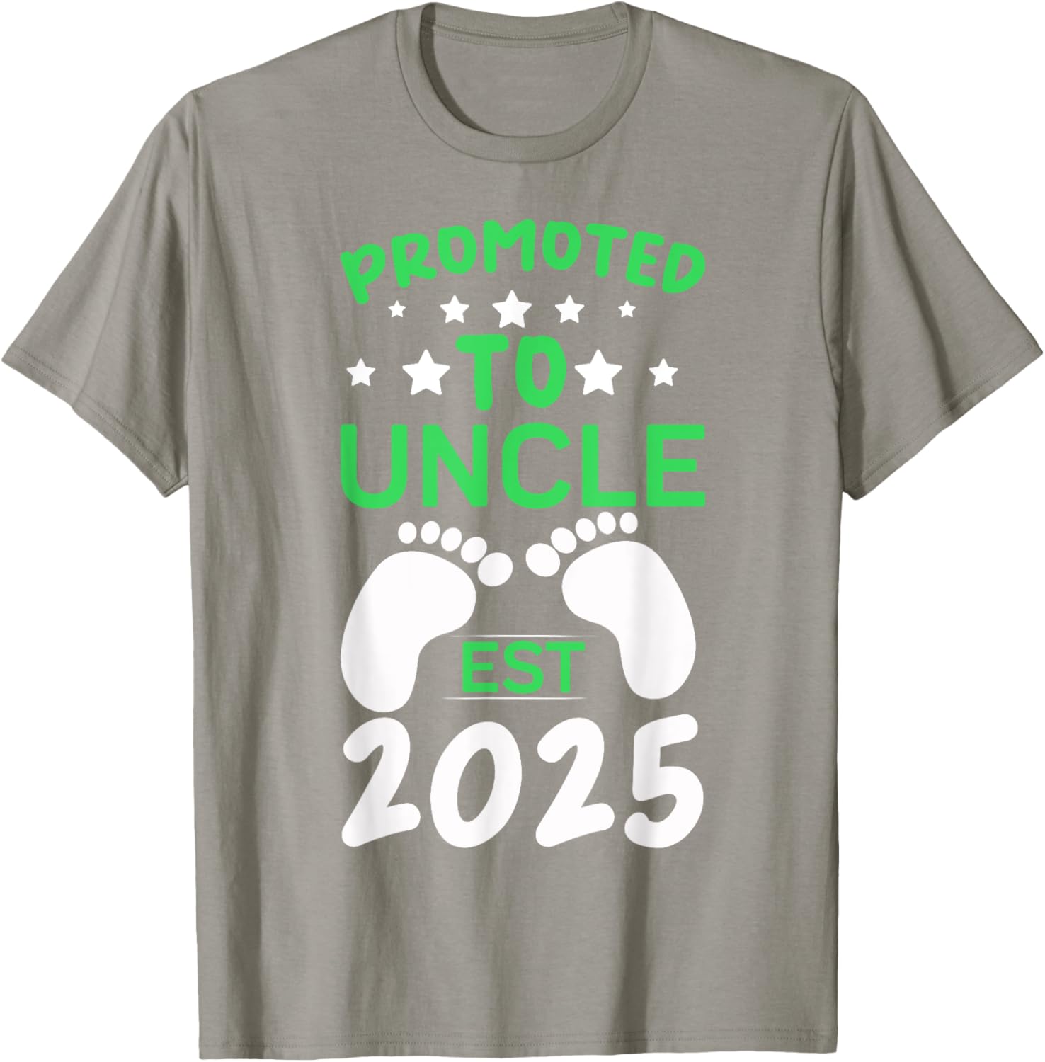Funny Promoted to Uncle 2025 T-Shirt Perfect Gift for New Uncles - 15