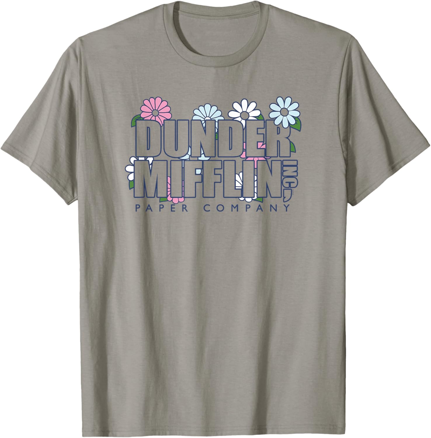 Dunder Mifflin Groovy Flower T-Shirt for Fun Office Wear - 10