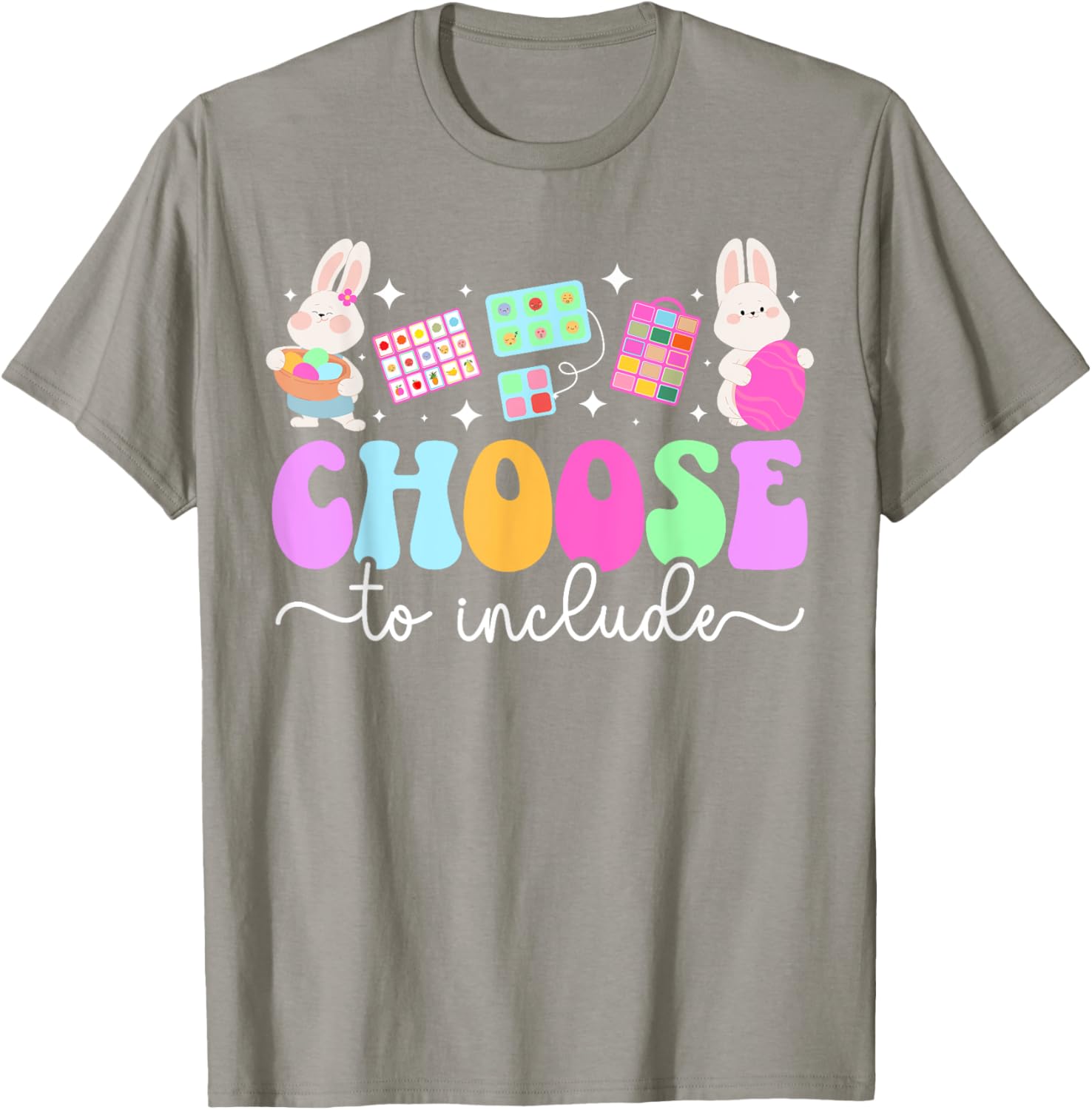 Groovy Easter Bunny T-Shirt for Special Education Teachers - Fun & Cute Design - 8