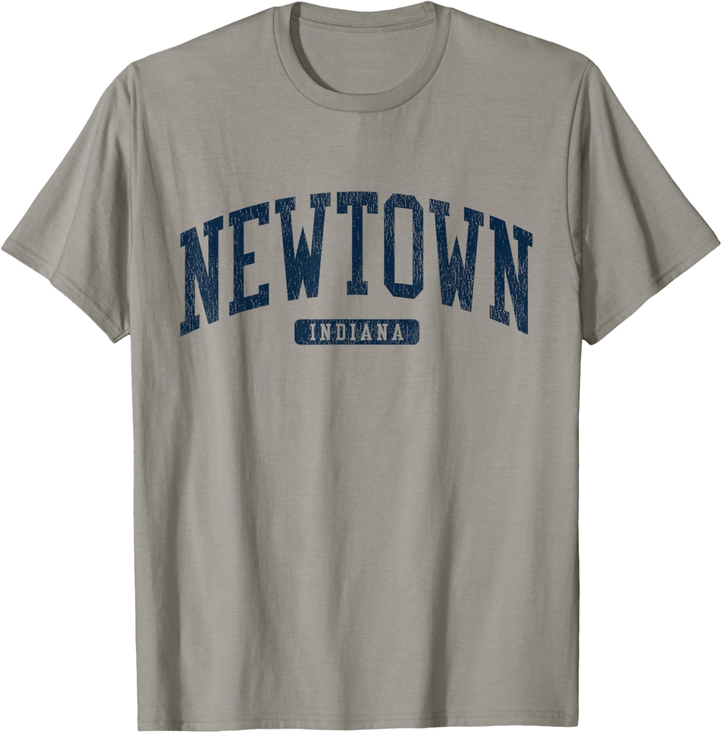 Newtown Indiana College Style Blue T-Shirt for School Spirit and Comfort - 16
