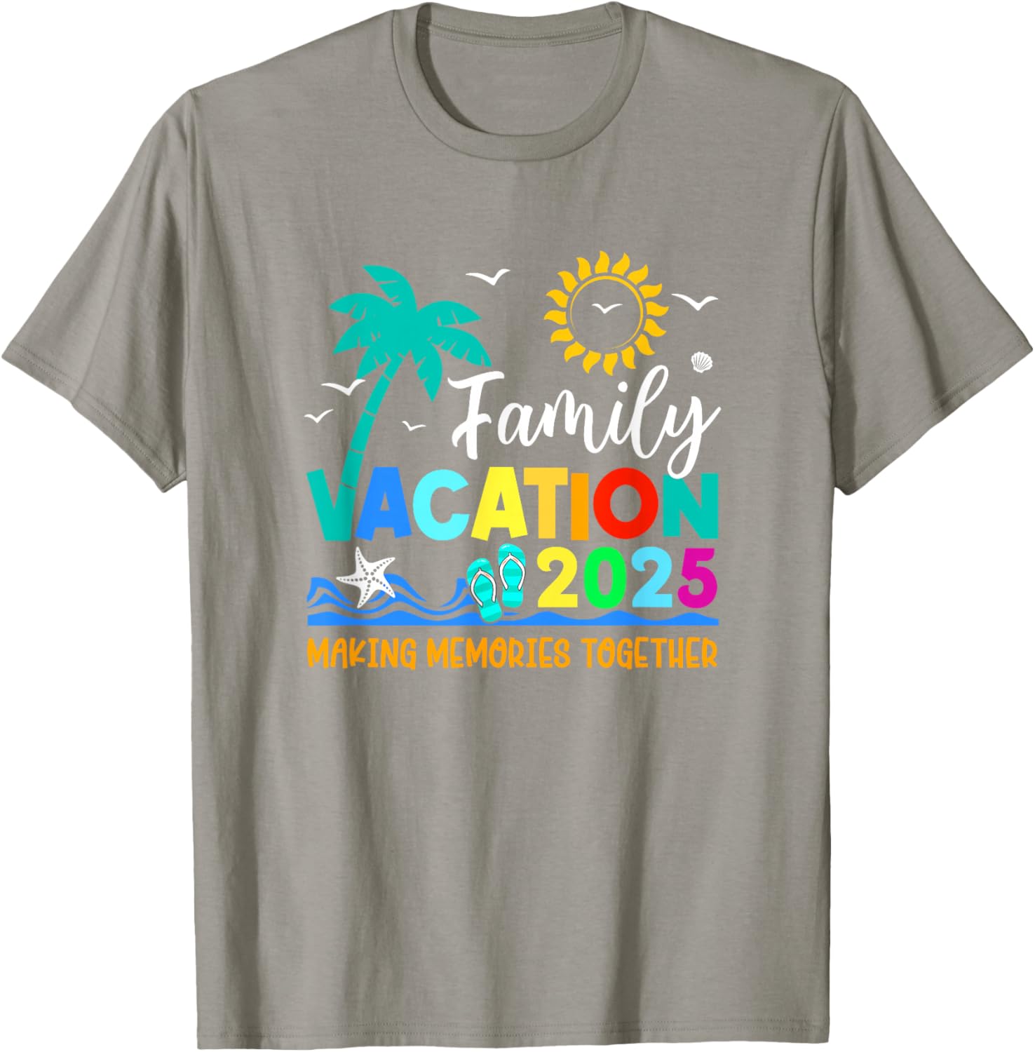 Family Vacation 2025 Summer T-Shirt for Making Memories Together - 8
