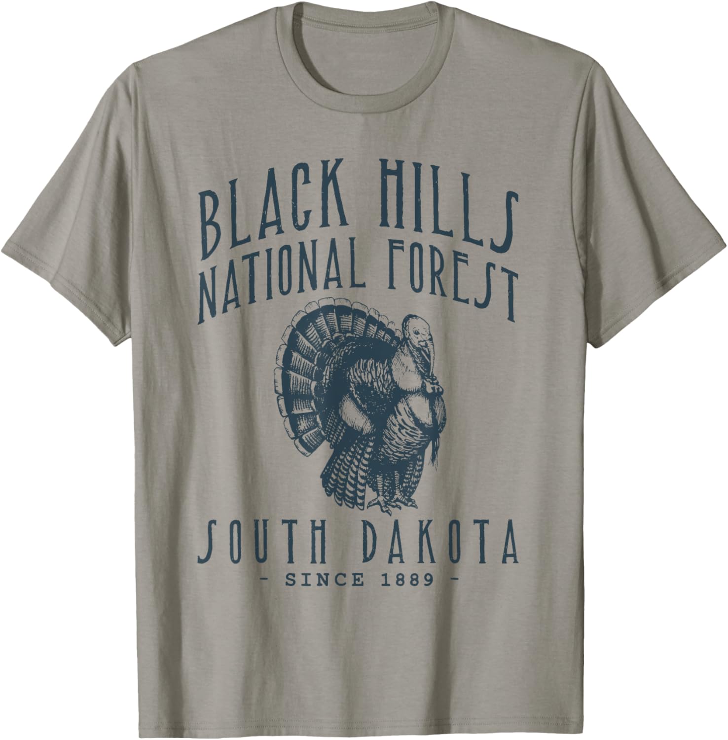 Black Hills Turkey Hunting in South Dakota T-Shirt for Outdoor Enthusiasts - 10