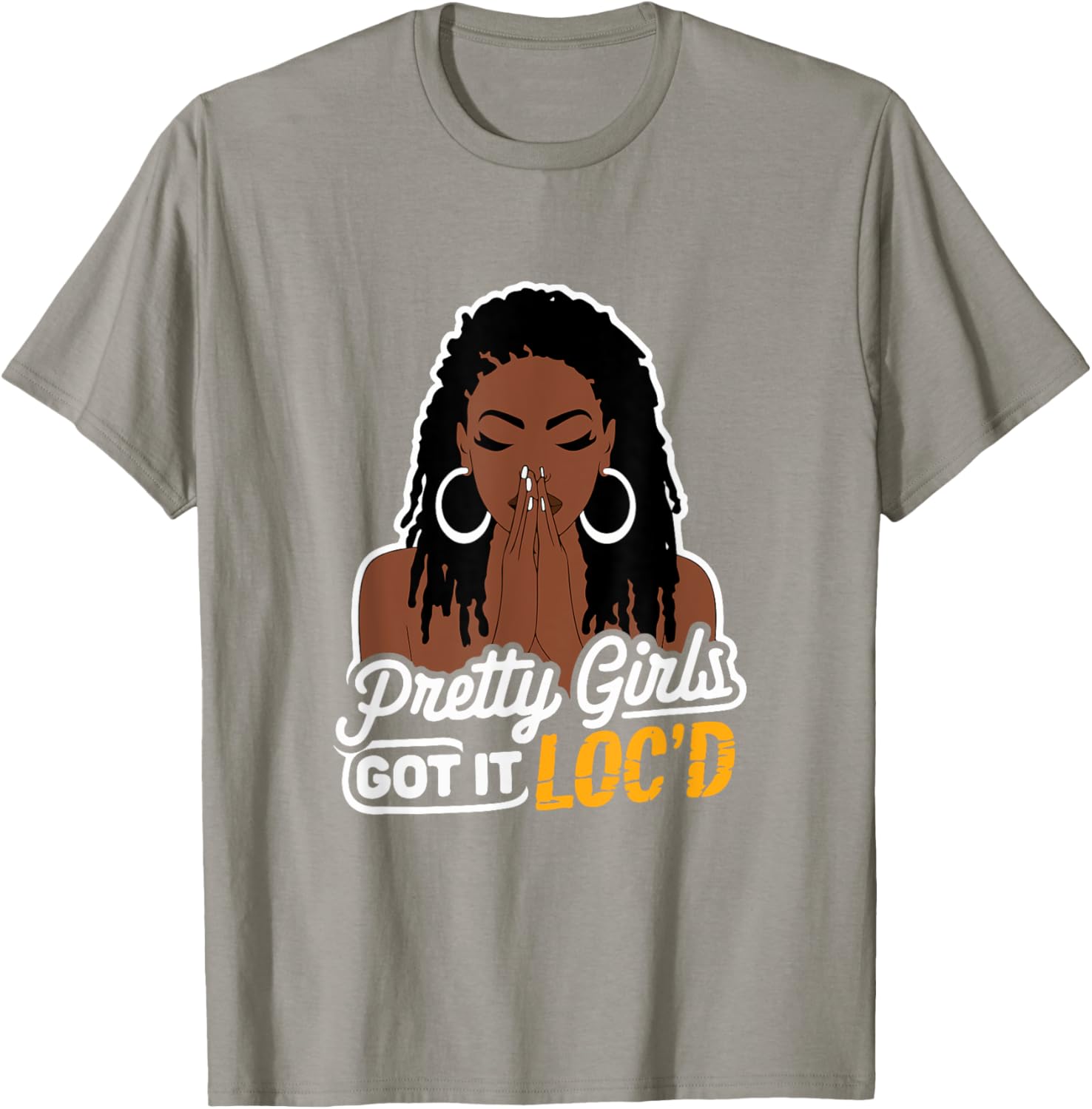 Pretty Girls Got It Loc'd T-Shirt for Melanin Women with Dreadlocks - 10