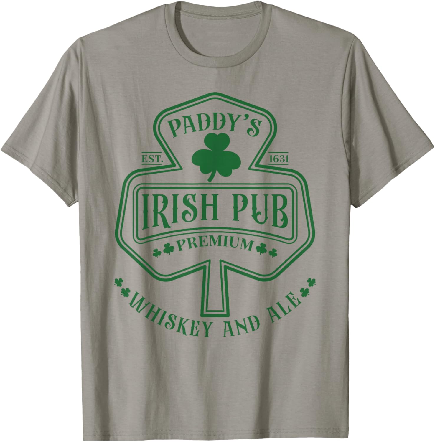 Funny St Patricks Day Irish Pub Paddy's Club Whiskey Beer T-Shirt - 15