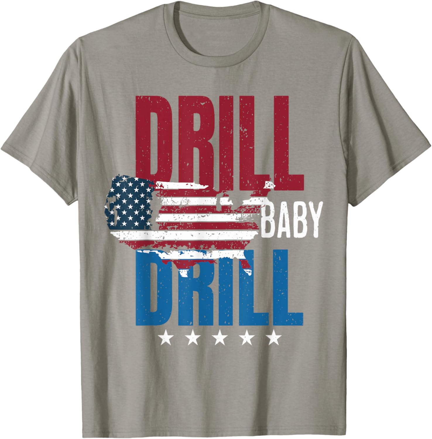 Drill Baby Drill American Map Flag Oilfield T-Shirt for Proud Workers - 9