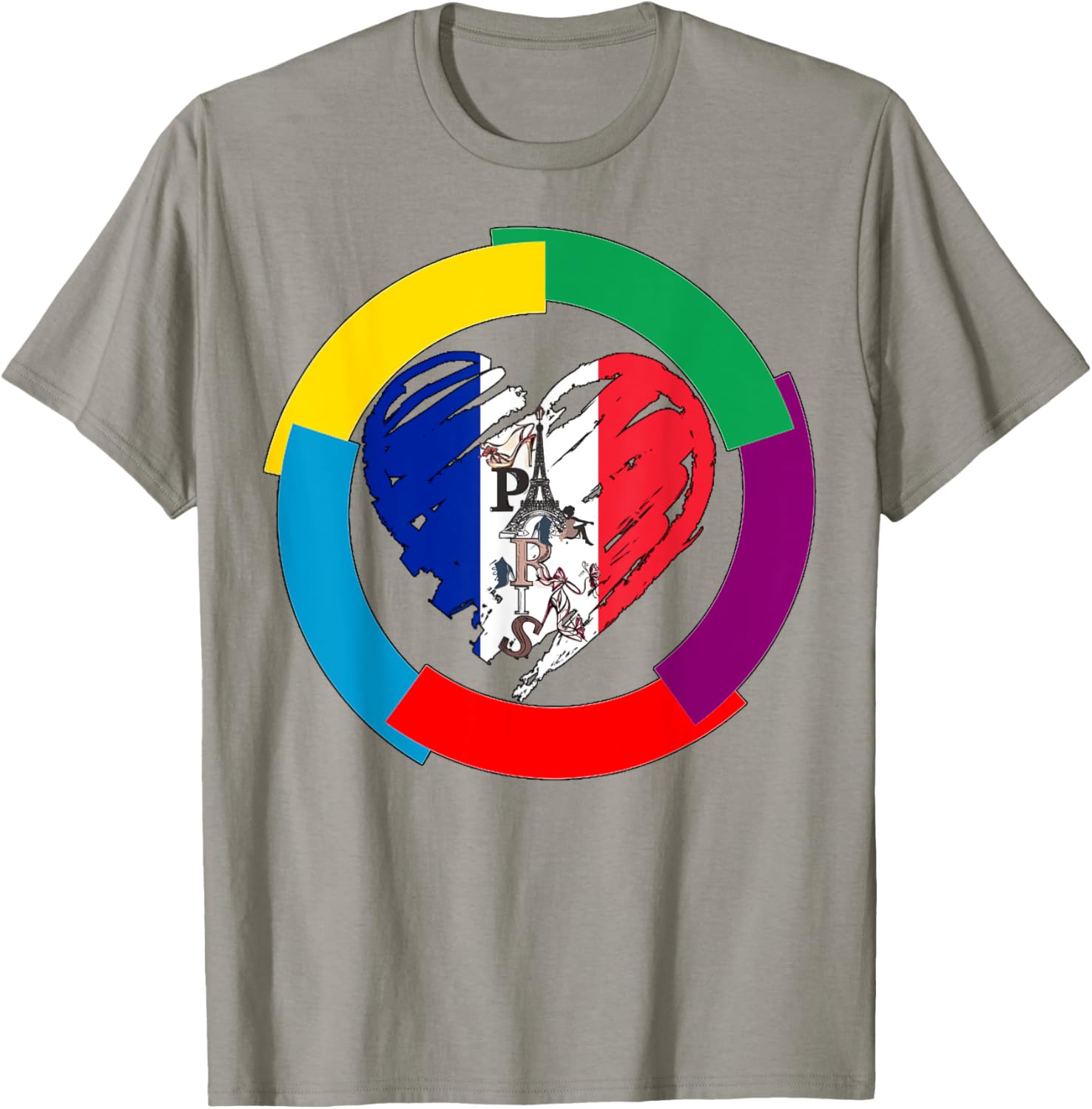Celebrate French Language Day with Heart T-Shirt for La Francophonie - 3
