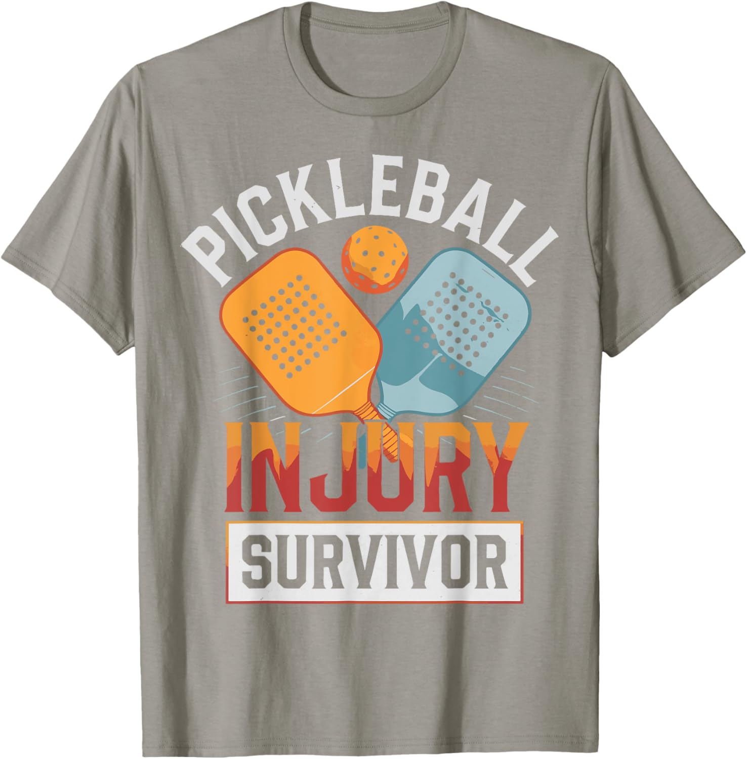 Pickleball Injury Survivor T-Shirt Fun and Stylish Sports Apparel - 12