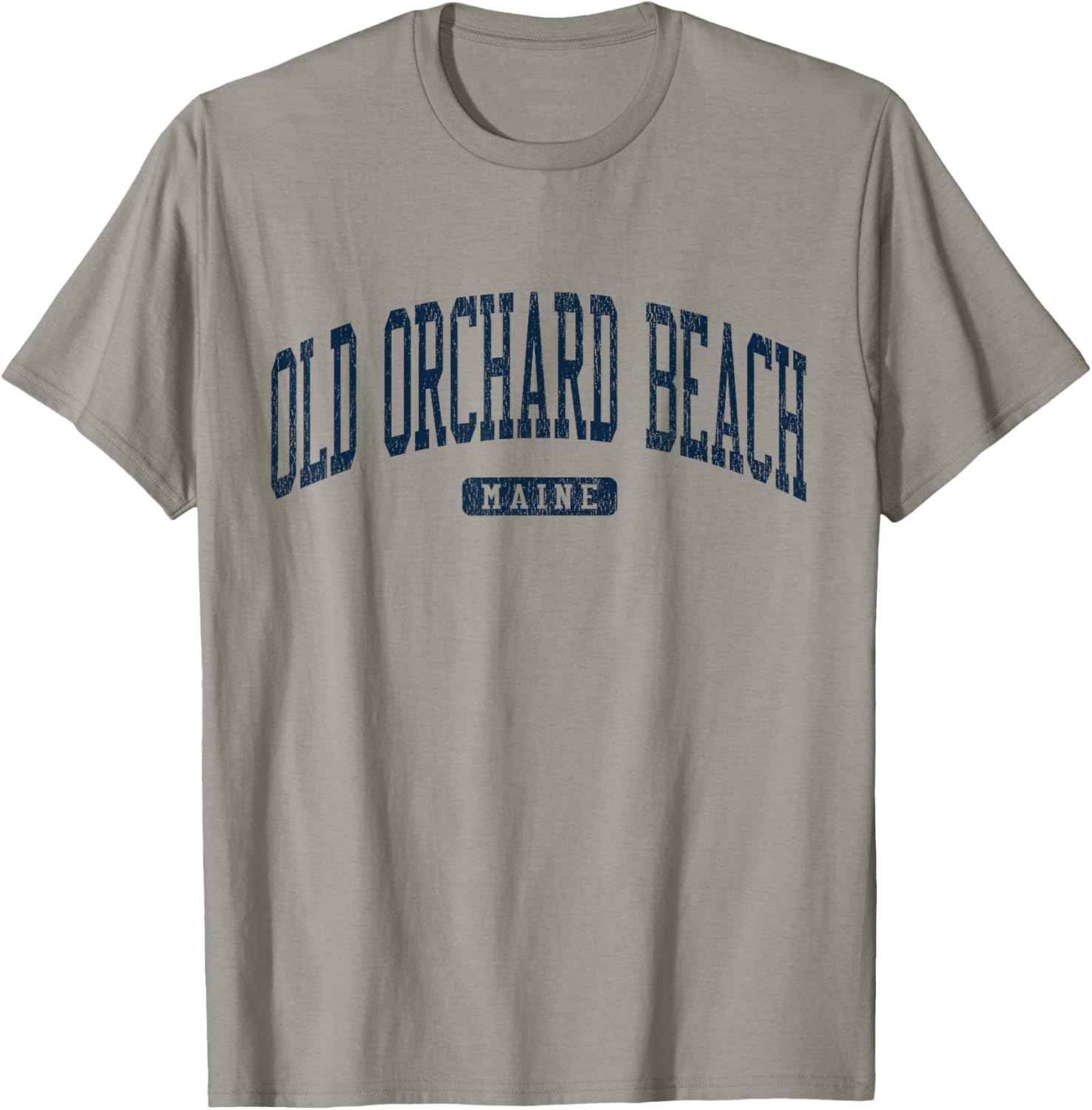 Old Orchard Beach Maine College Style Blue T-Shirt for Casual Wear - 8