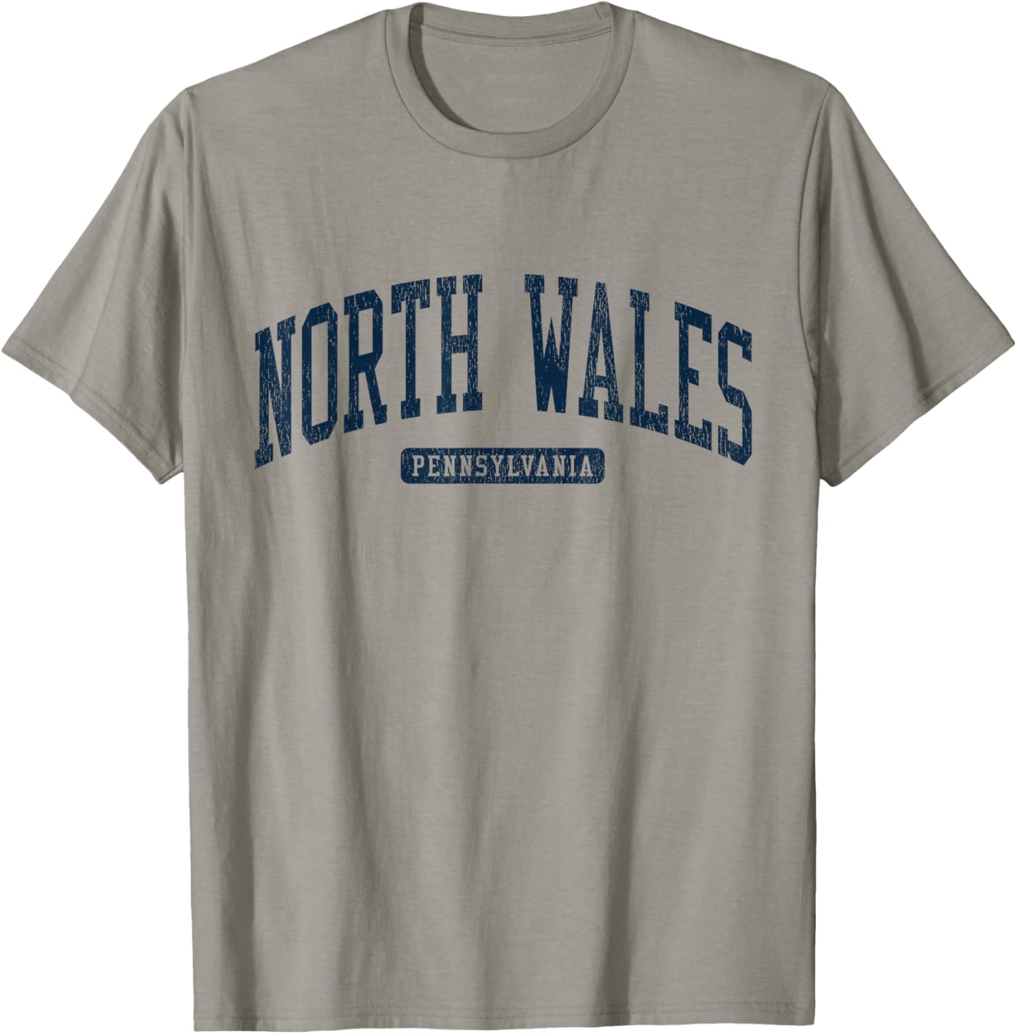 North Wales PA College University Style Blue T-Shirt for Students - 7