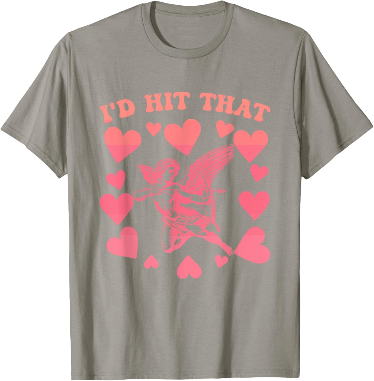 I'd Hit That Cupid Heart Valentine's Day T-Shirt for Fun Love Celebrations - 10