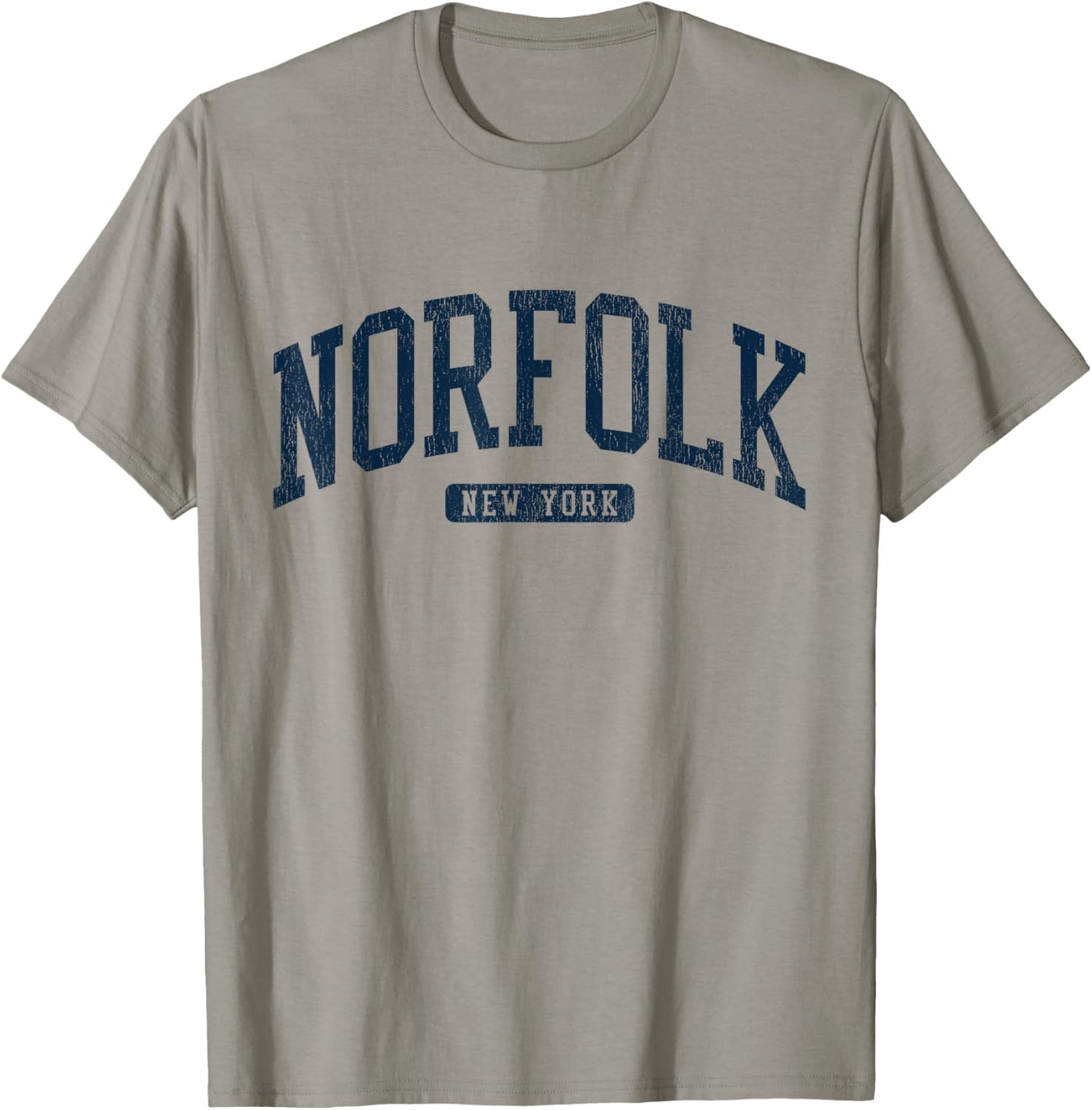 Norfolk NY College University Blue T-Shirt for Stylish Student Wear - 17