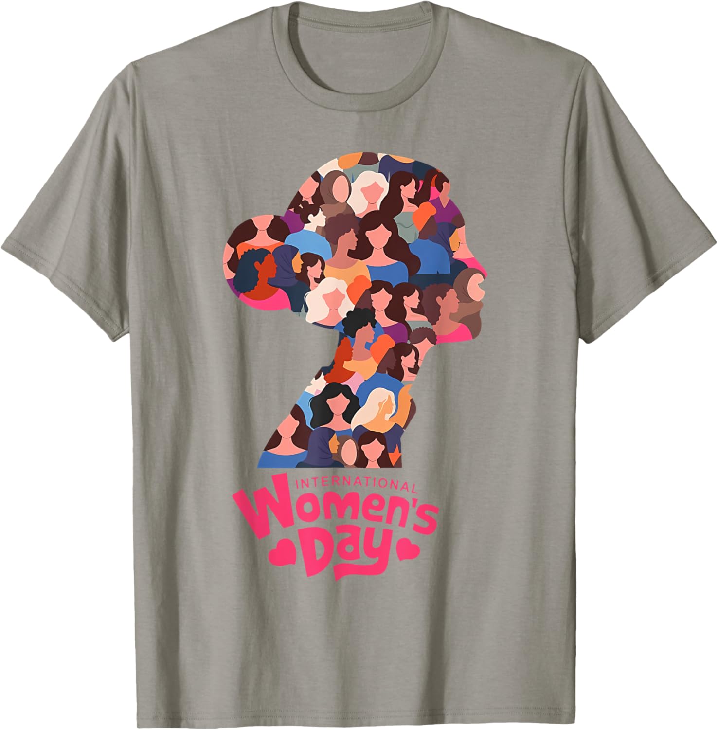 Celebrate Women's Day with Inspire Inclusion Women's T-Shirt for March 8 - 16