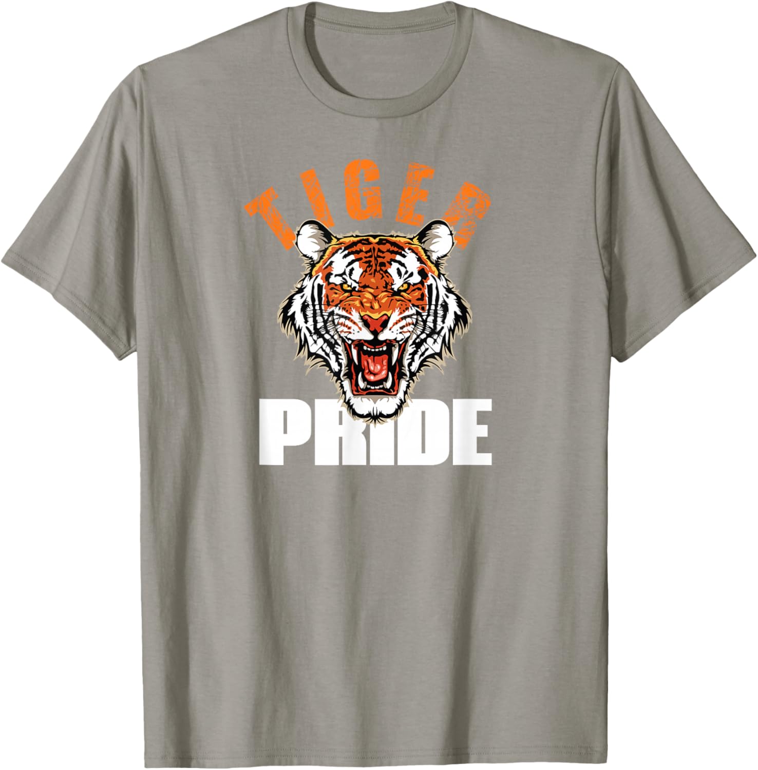 Retro Tiger Pride Vintage Mascot T-Shirt for School Sports Teams - 23