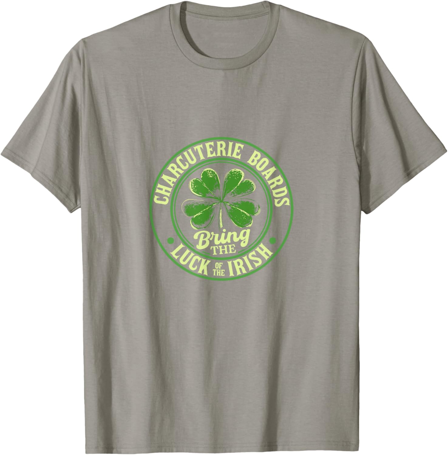 St. Patrick's Day Charcuterie Shamrock T-Shirt for Festive Fun - 7