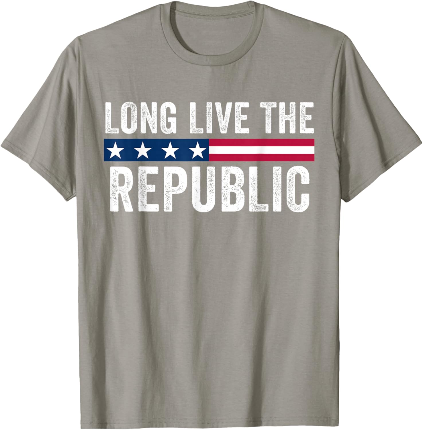 Long Live the Republic American Flag T-Shirt for Patriotic Style - 11