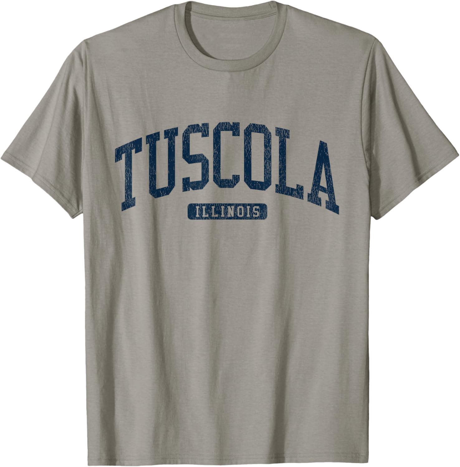 Tuscola Illinois College University Style Blue T-Shirt for Students - 4