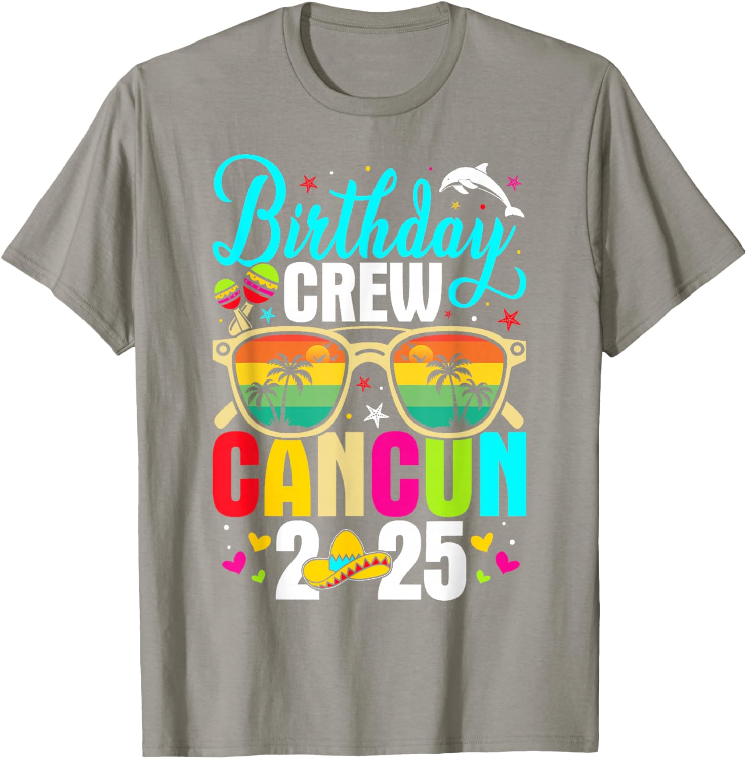 Fun Matching Cancun Birthday Boy Trip T-Shirt for 2025 Celebration - 8