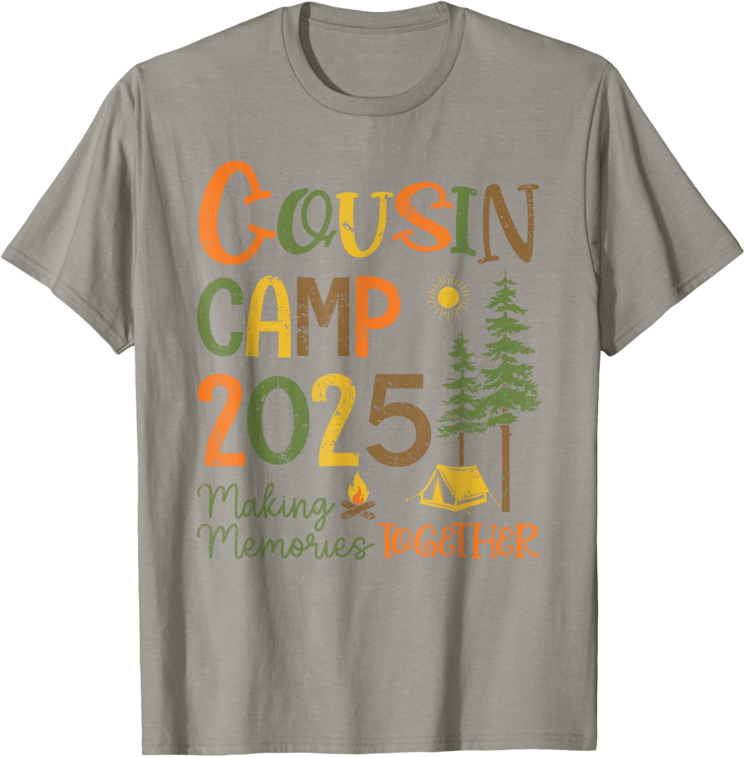 Cousin Camp 2025 Matching T-Shirts for Family Fun and Memories - 6