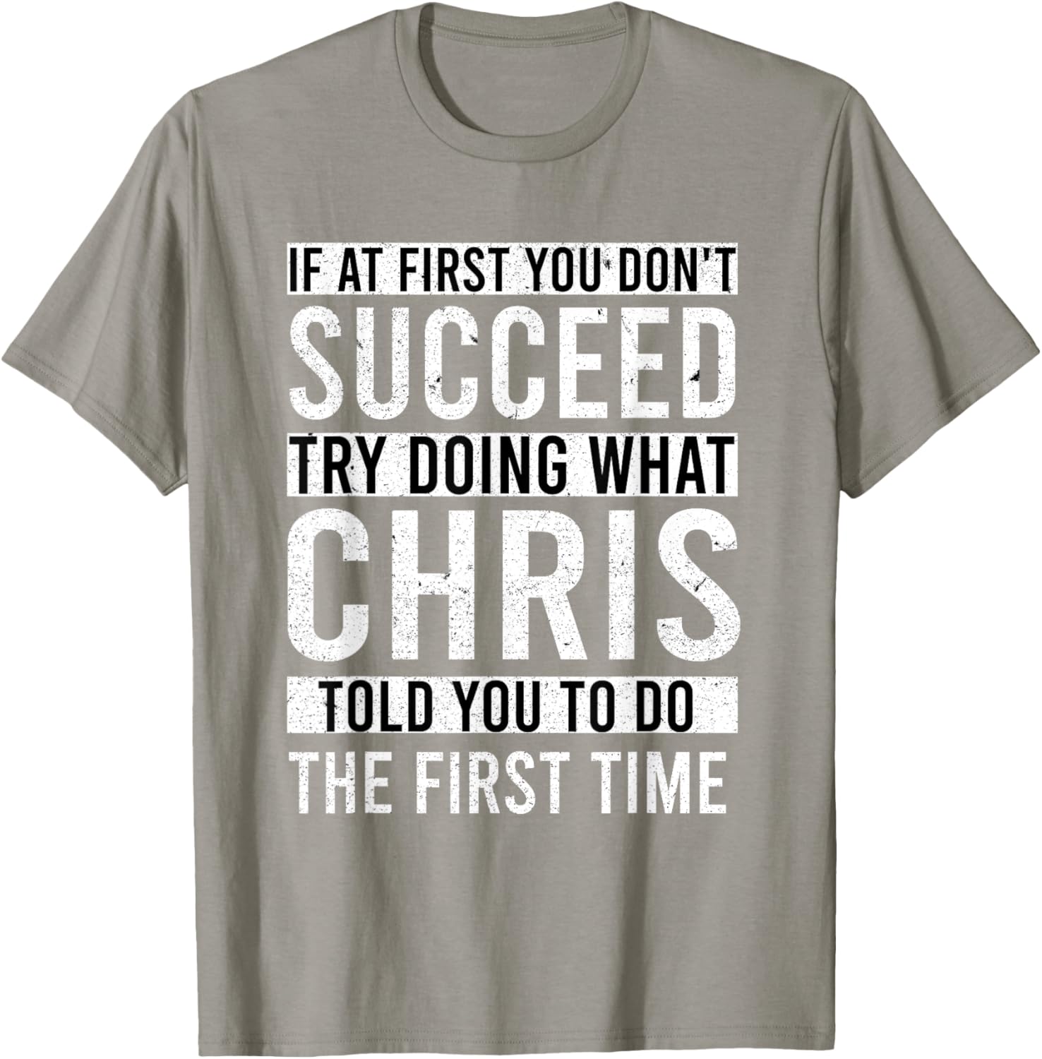 Funny Personalized CHRIS T-Shirt Gift for Dad - Unique Men's Apparel - 3