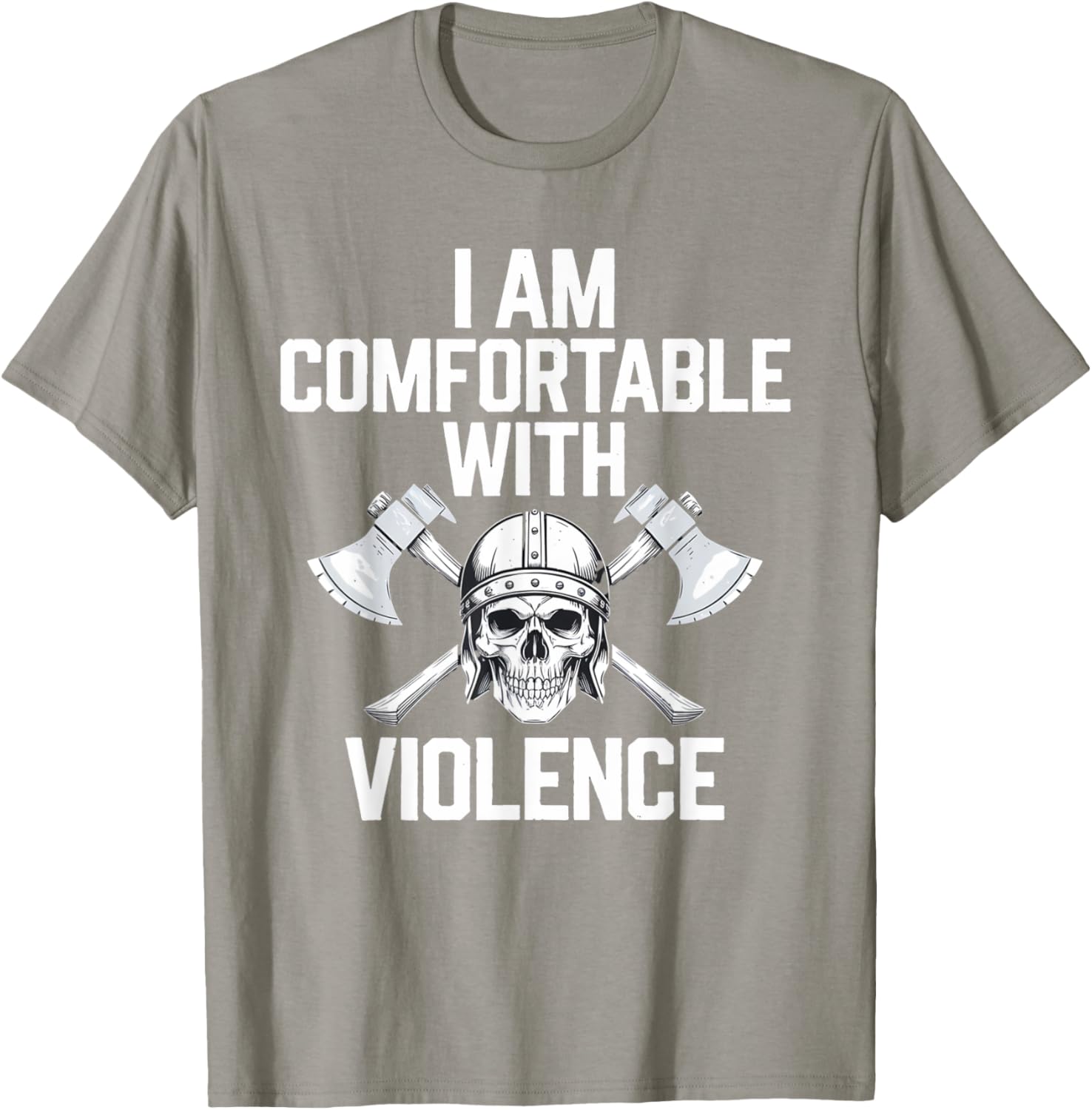 Warrior Spirit Viking Skull T-Shirt for Battle Enthusiasts and Fans - 2
