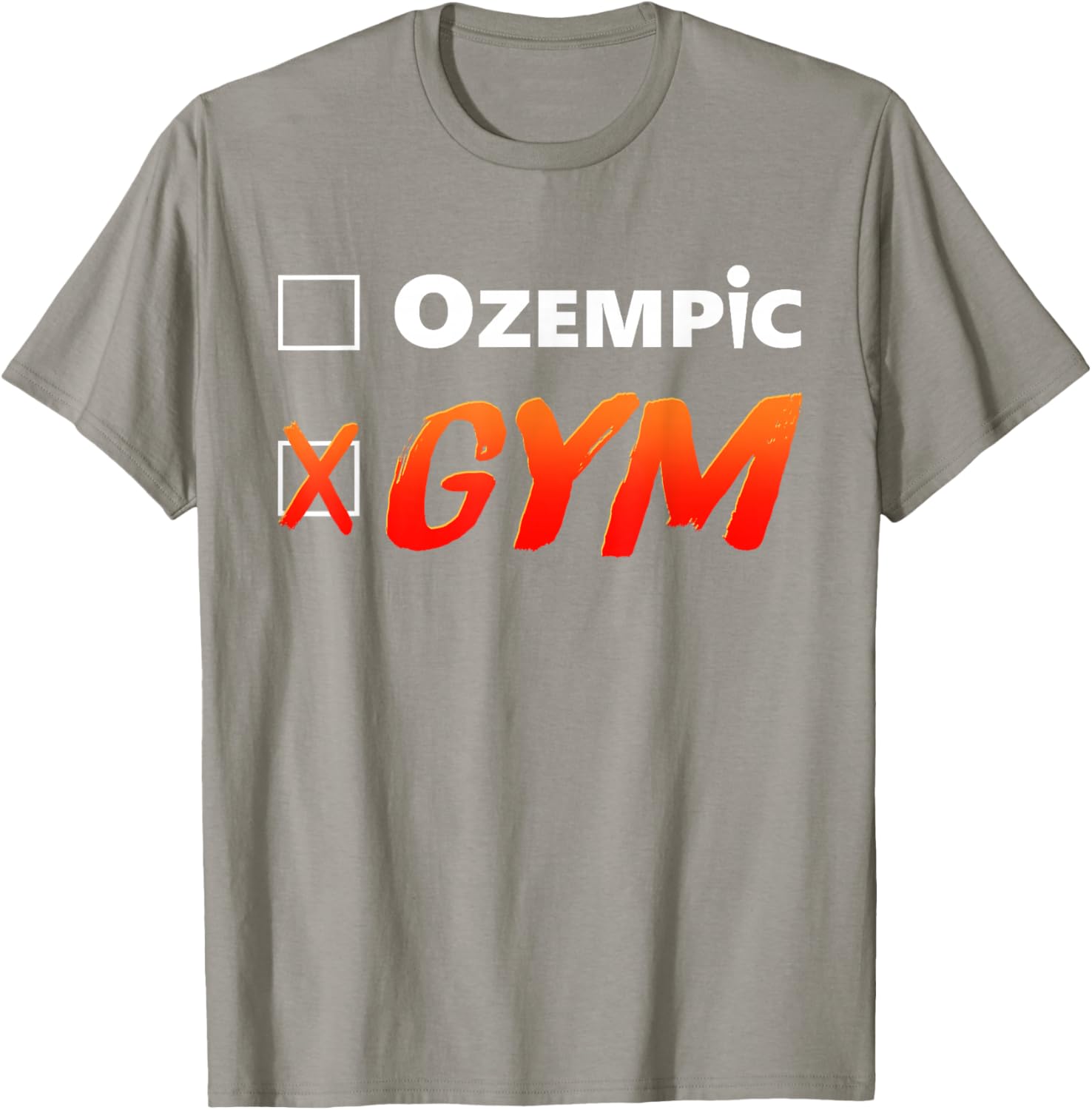Funny Ozempic Gym T-Shirt for Fitness Lovers - Unique Design Apparel - 19