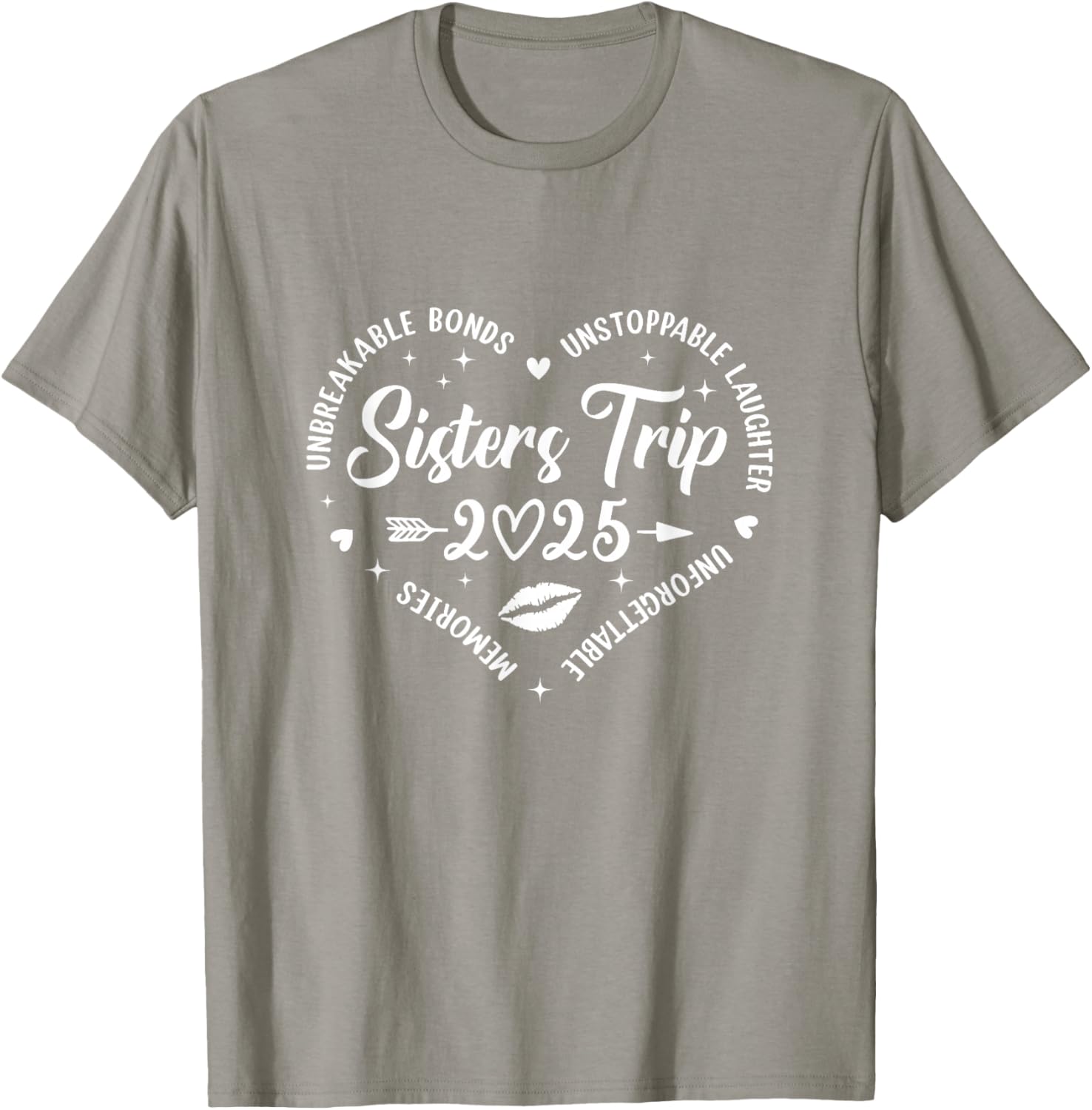 Sisters Trip 2025 Retro T-Shirt for Friends Vacation Memories - 11
