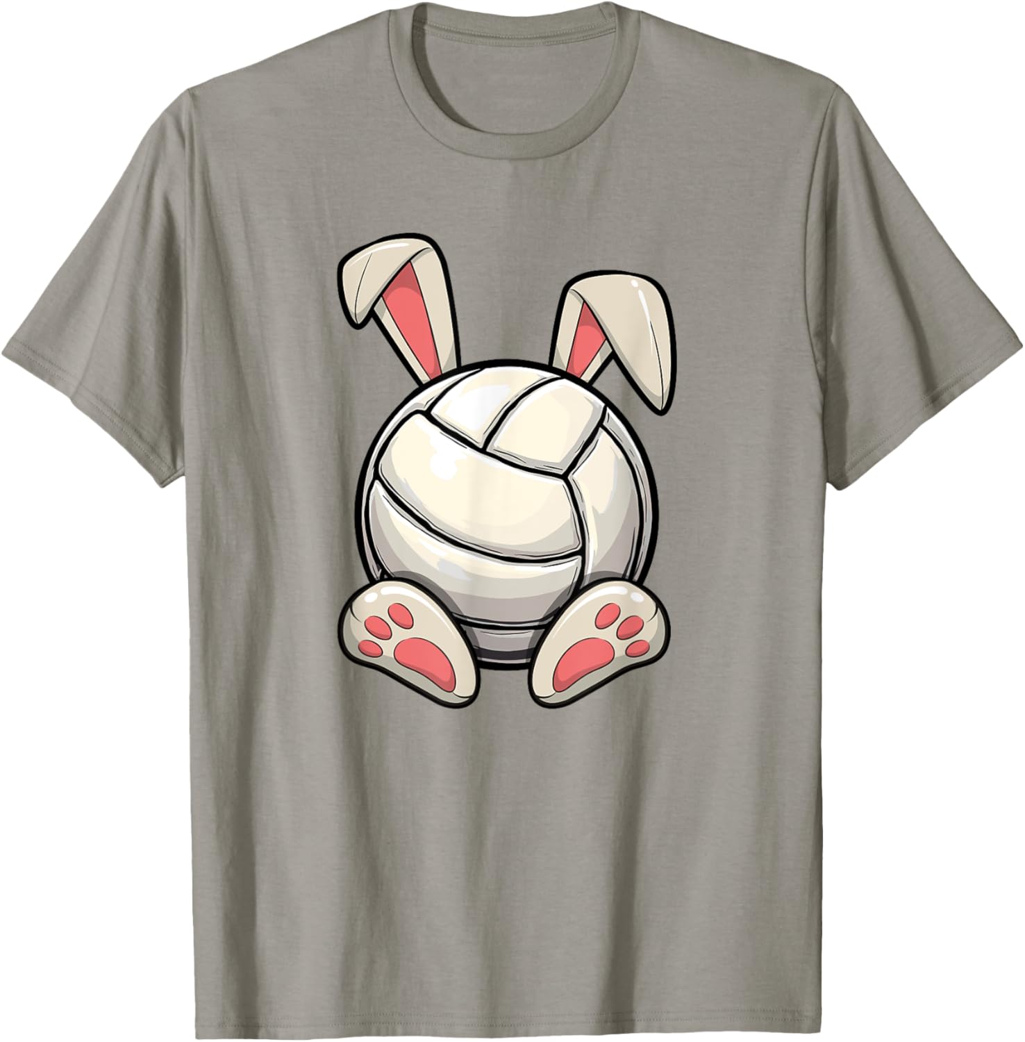 Easter Volleyball Bunny Ears T-Shirt for Kids' Egg Hunt Fun - 17