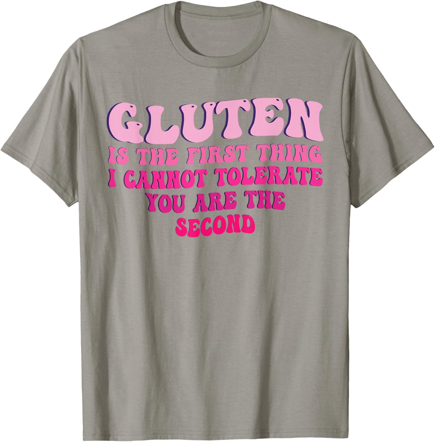 Funny Gluten Intolerance T-Shirt for Sarcastic Food Lovers - 11