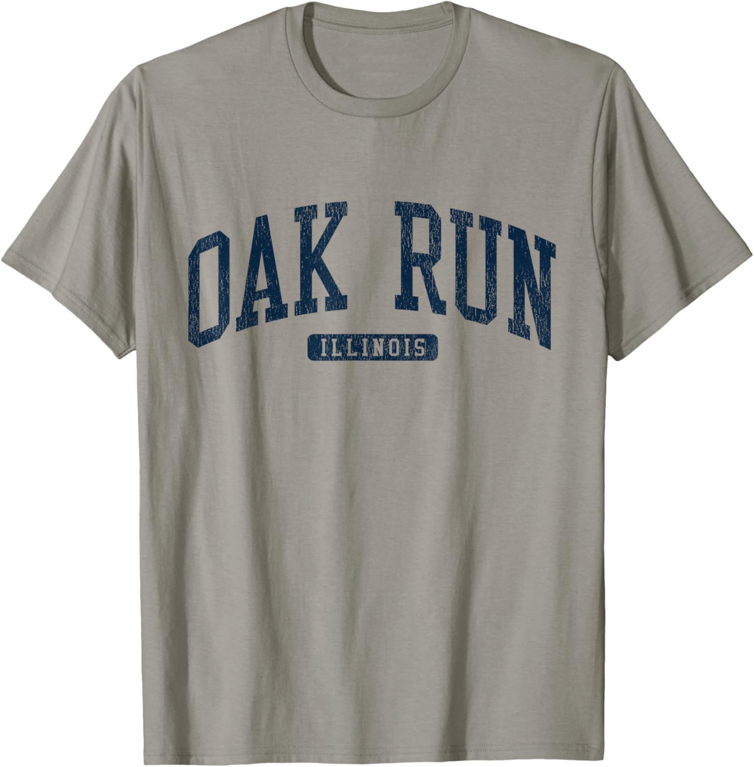 Oak Run Illinois College University Blue T-Shirt for Students and Fans - 12