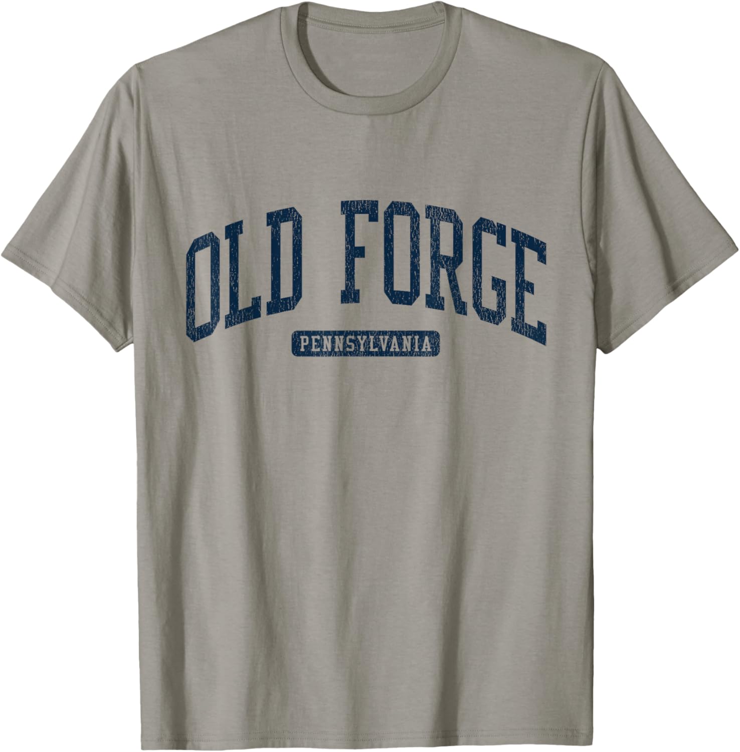 Old Forge PA College Style Blue T-Shirt for Students and Alumni - 9