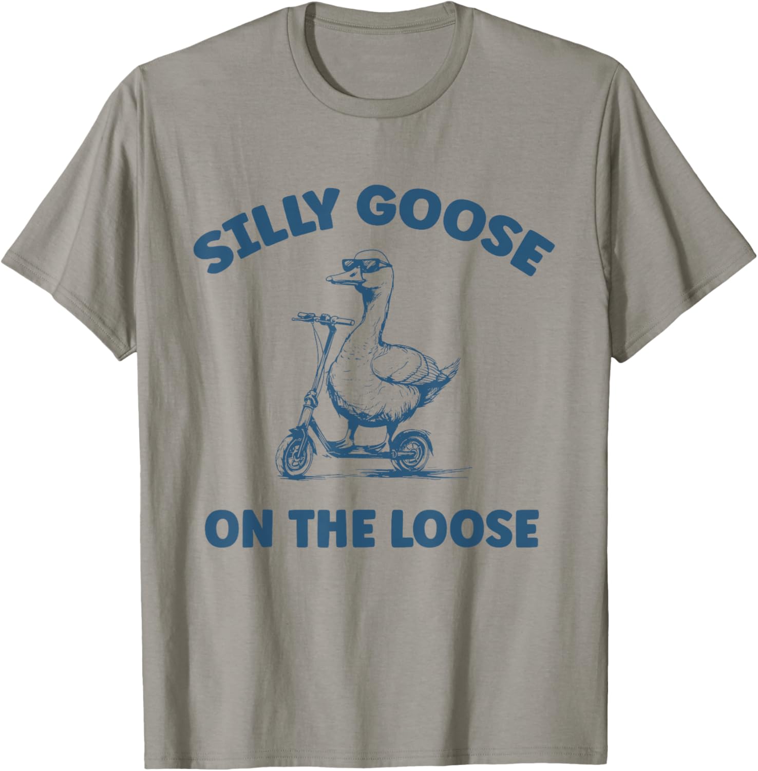 Funny Silly Goose On The Loose Kids T-Shirt for Boys and Girls - 11