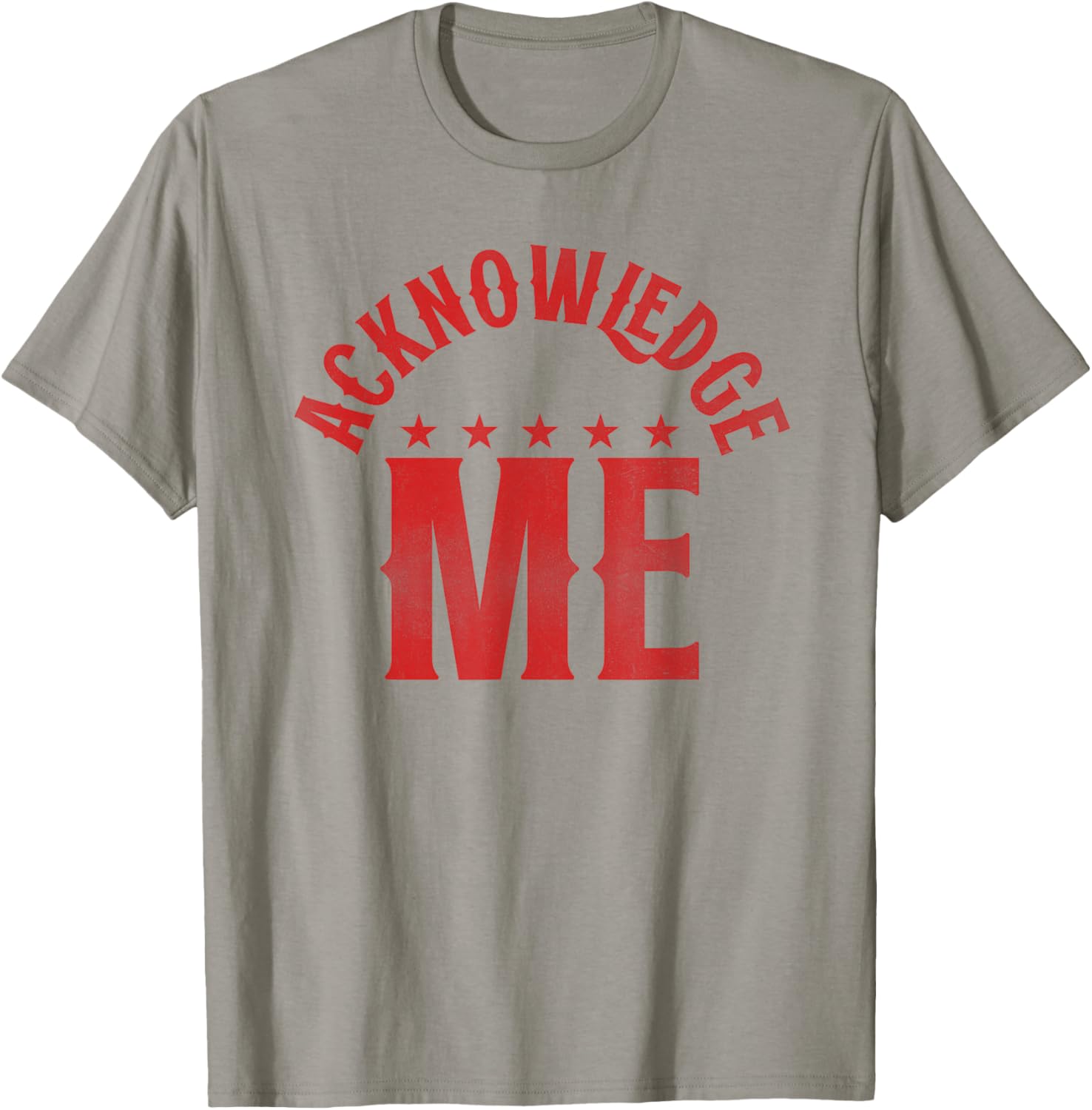 Acknowledge Me Retro Vintage Sports Competition T-Shirt for All Seasons - 24