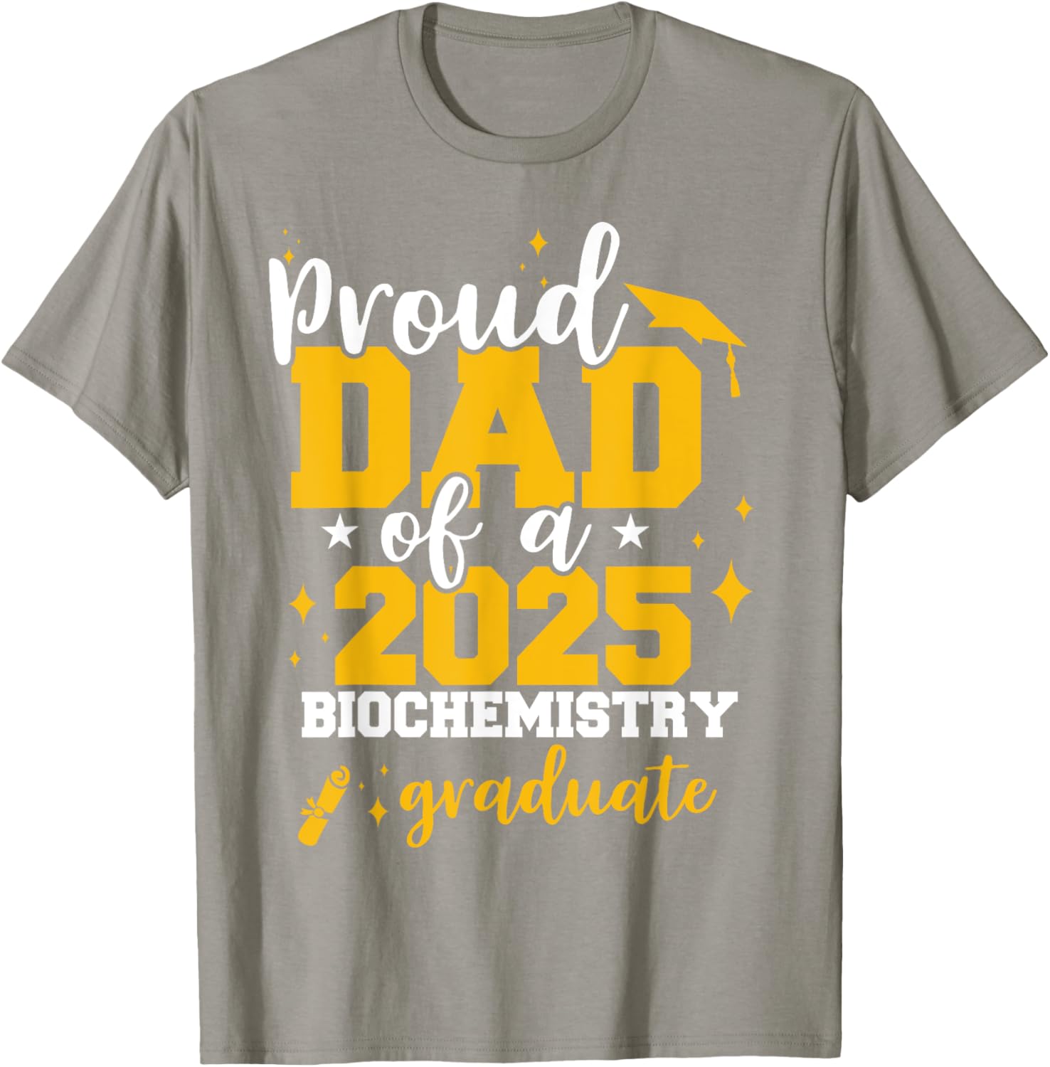 Proud Dad of Class of 2025 Biochemistry Graduate T-Shirt for Celebrations - 5