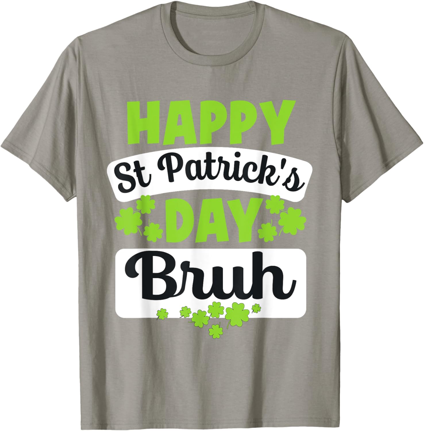 Funny Bruh St Patricks Day Shamrock Meme T-Shirt for Bro Style - 11