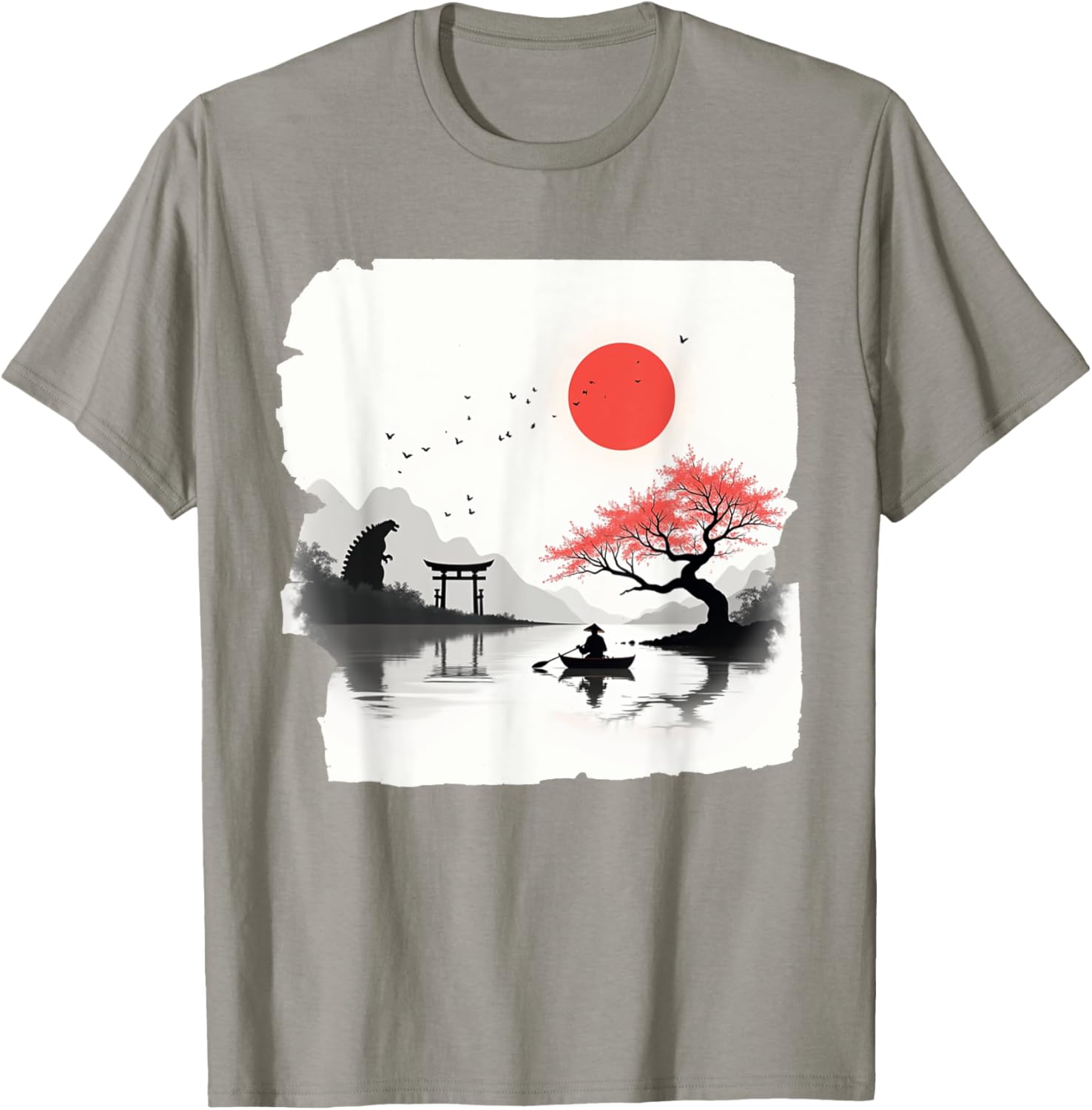 Retro Vintage Japanese Kaiju Art T-Shirt for Unique Style Lovers - 4