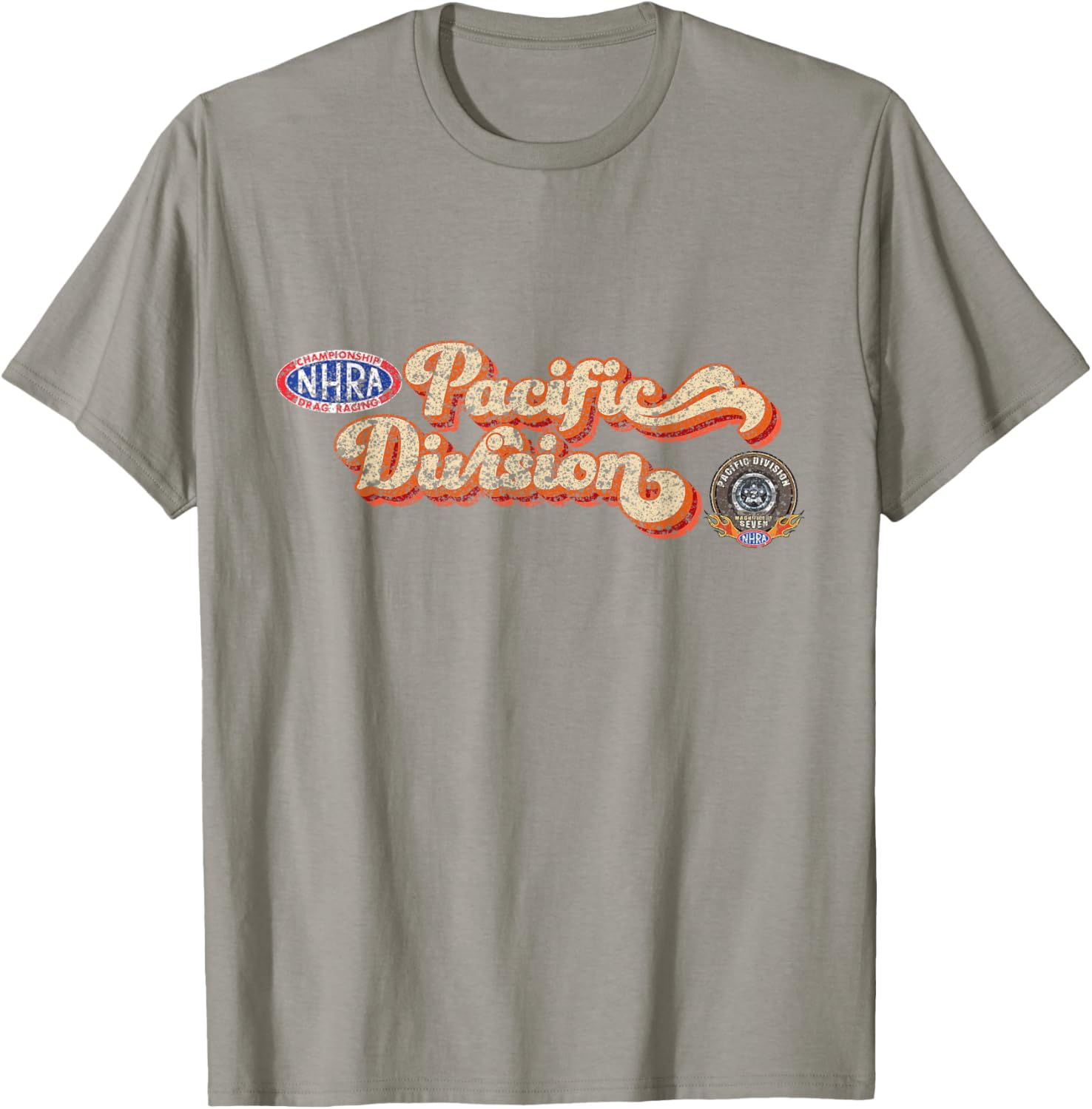NHRA Pacific Division Vintage T-Shirt for Racing Enthusiasts and Fans - 9