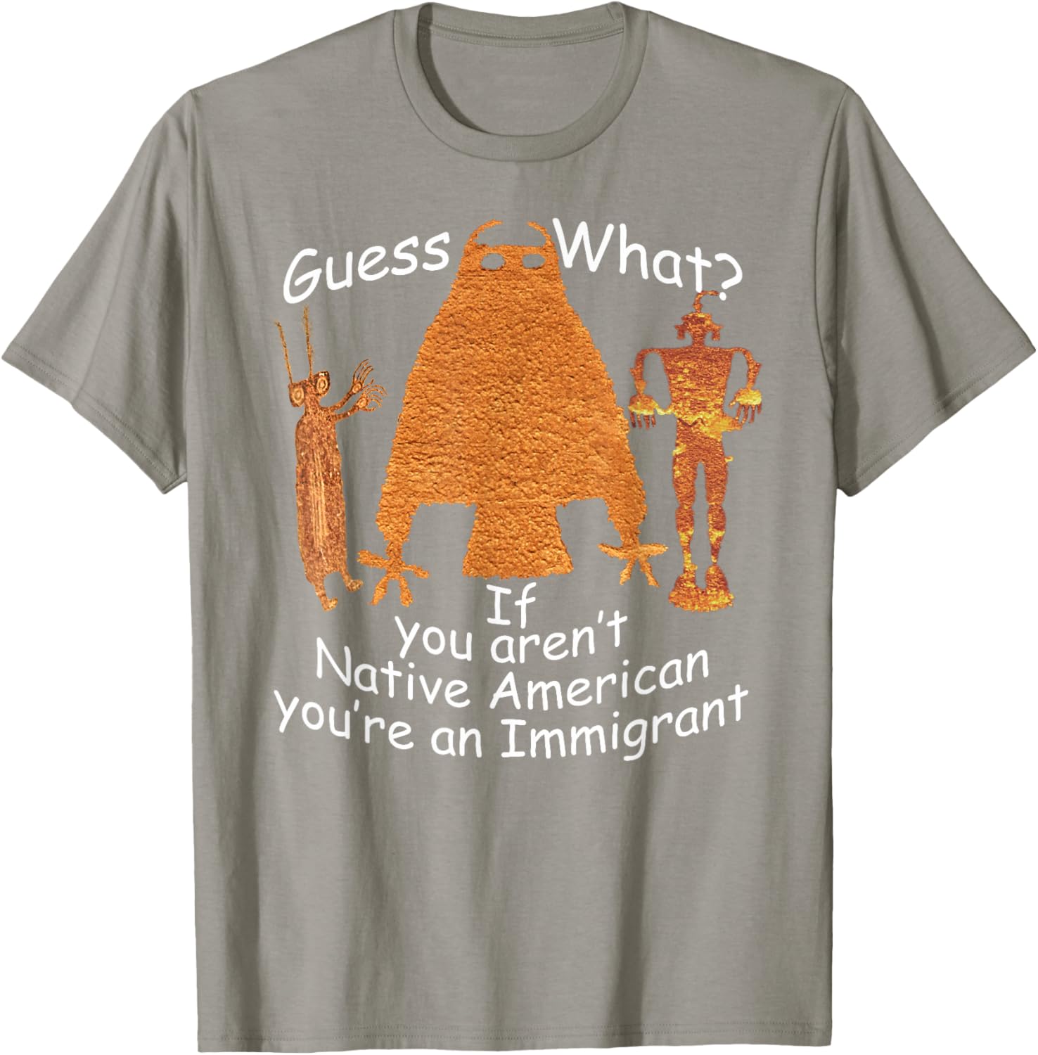 Native American Heritage Immigrant Petroglyph T-Shirt for Everyone - 11
