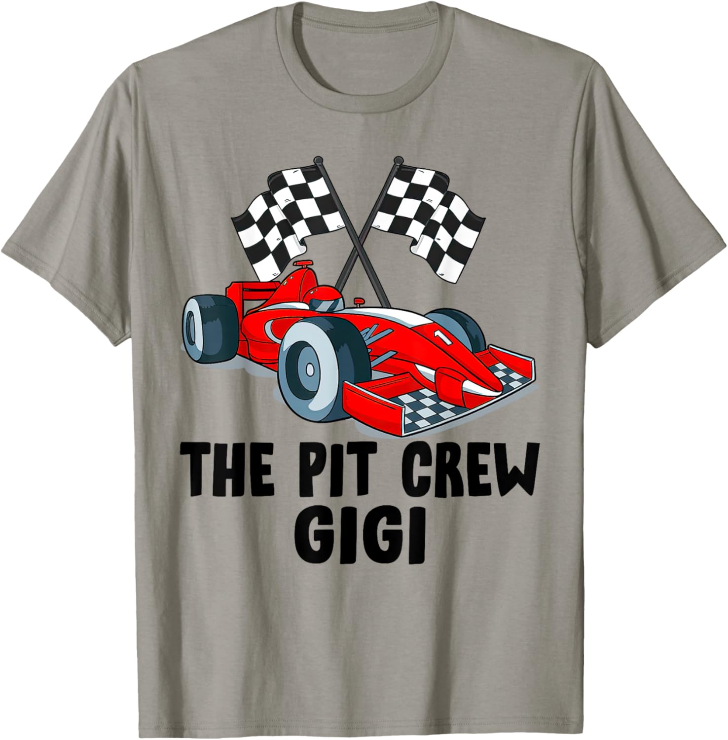 Gigi Pit Crew Race Car Birthday Party Family T-Shirt for Racing Fans - 3