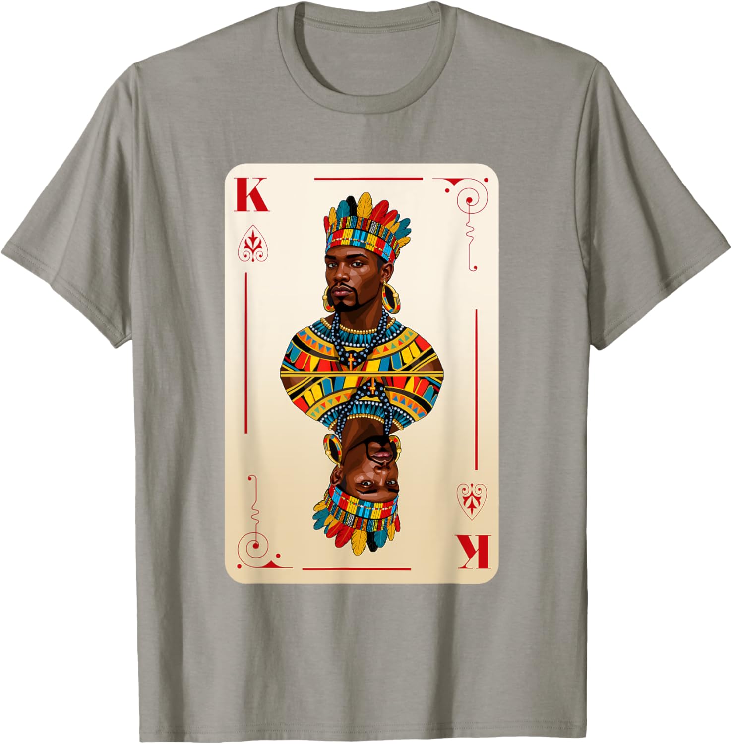 African King Black Pride BHM Couples T-Shirt for Men - Matching Style - 6