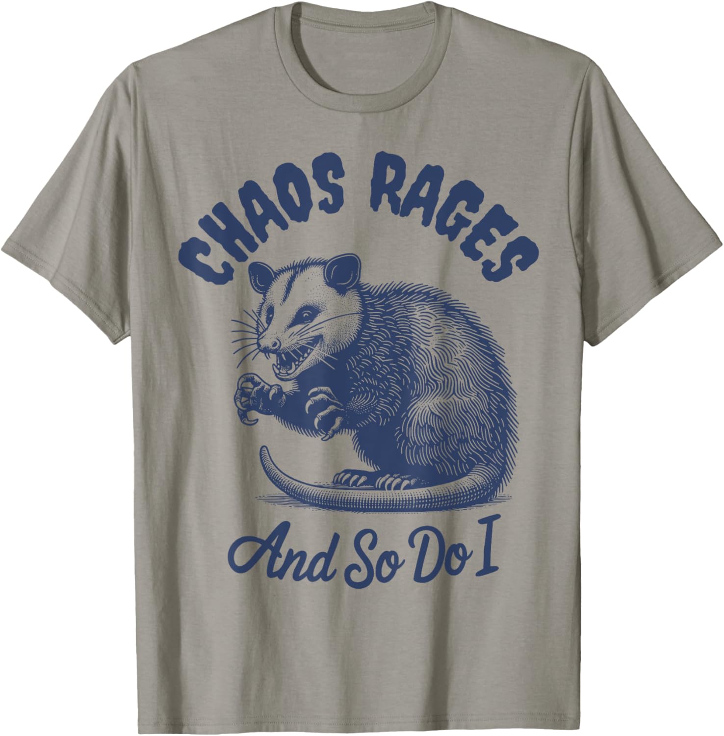 Funny Opossum Meme Graphic T-Shirt for Casual Wear and Fun Moments - 5