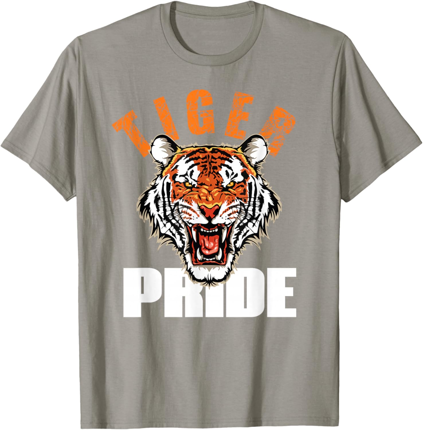 Retro Vintage Tiger Pride Mascot T-Shirt for School Sports Team Fans - 8