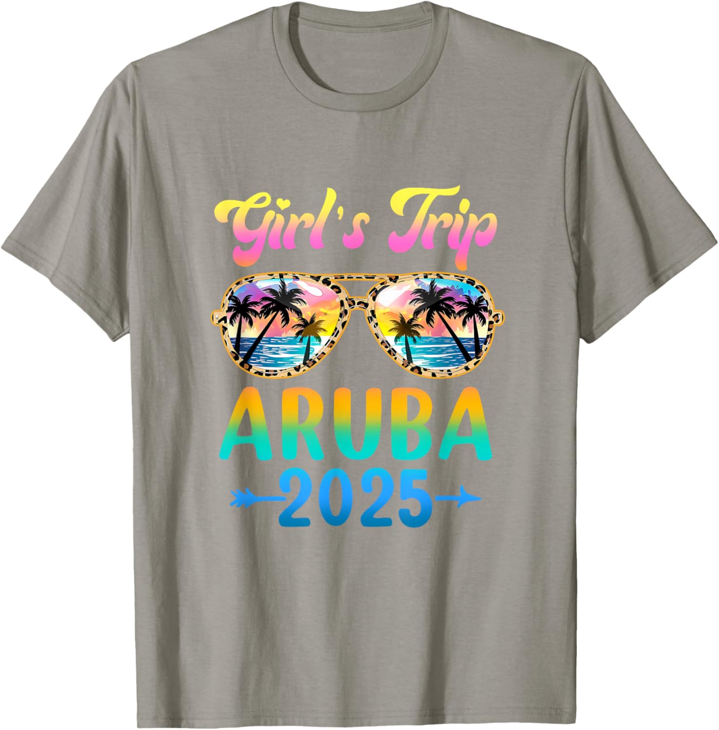 Girls Trip Aruba Summer Vacation Sunglasses T-Shirt for Fun Adventures - 17