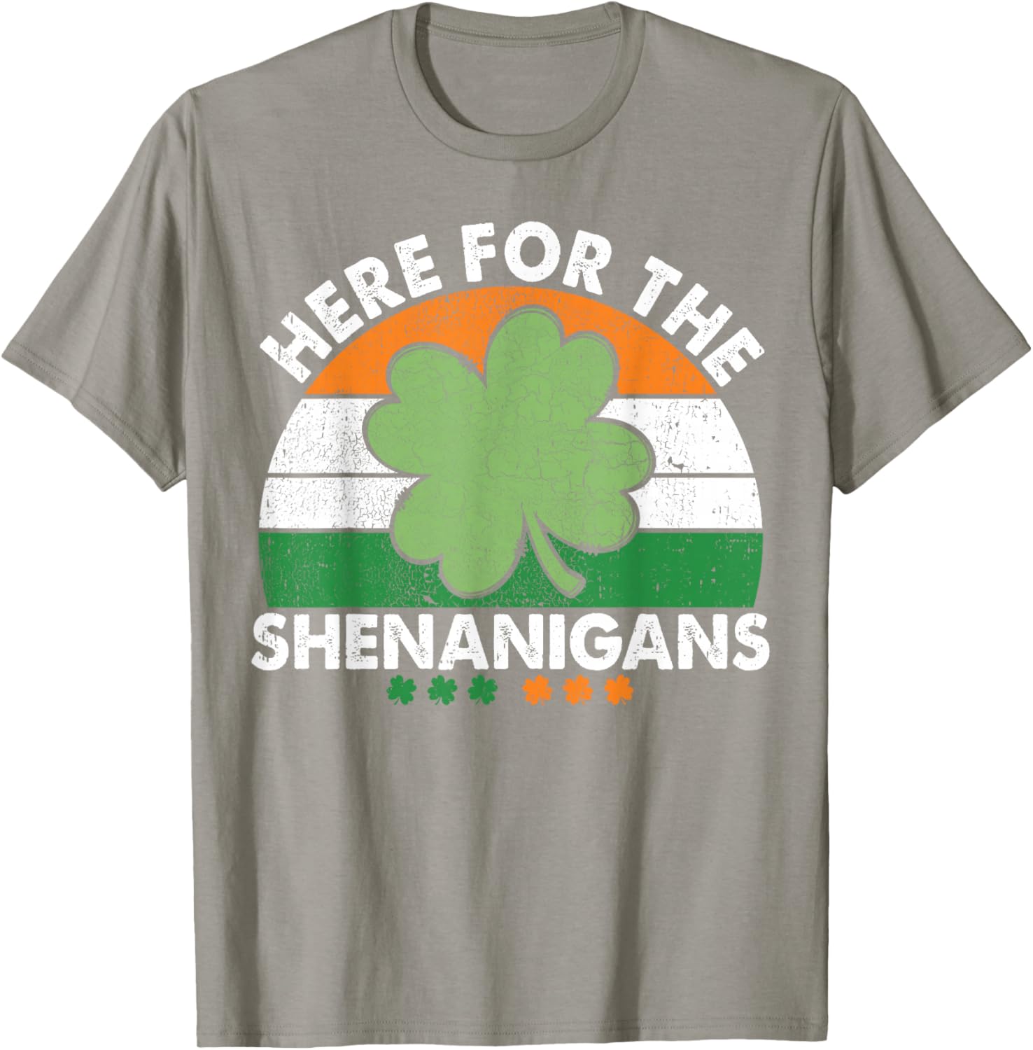 Here For The Shenanigans St Patricks Day T-Shirt Fun Irish Apparel - 11