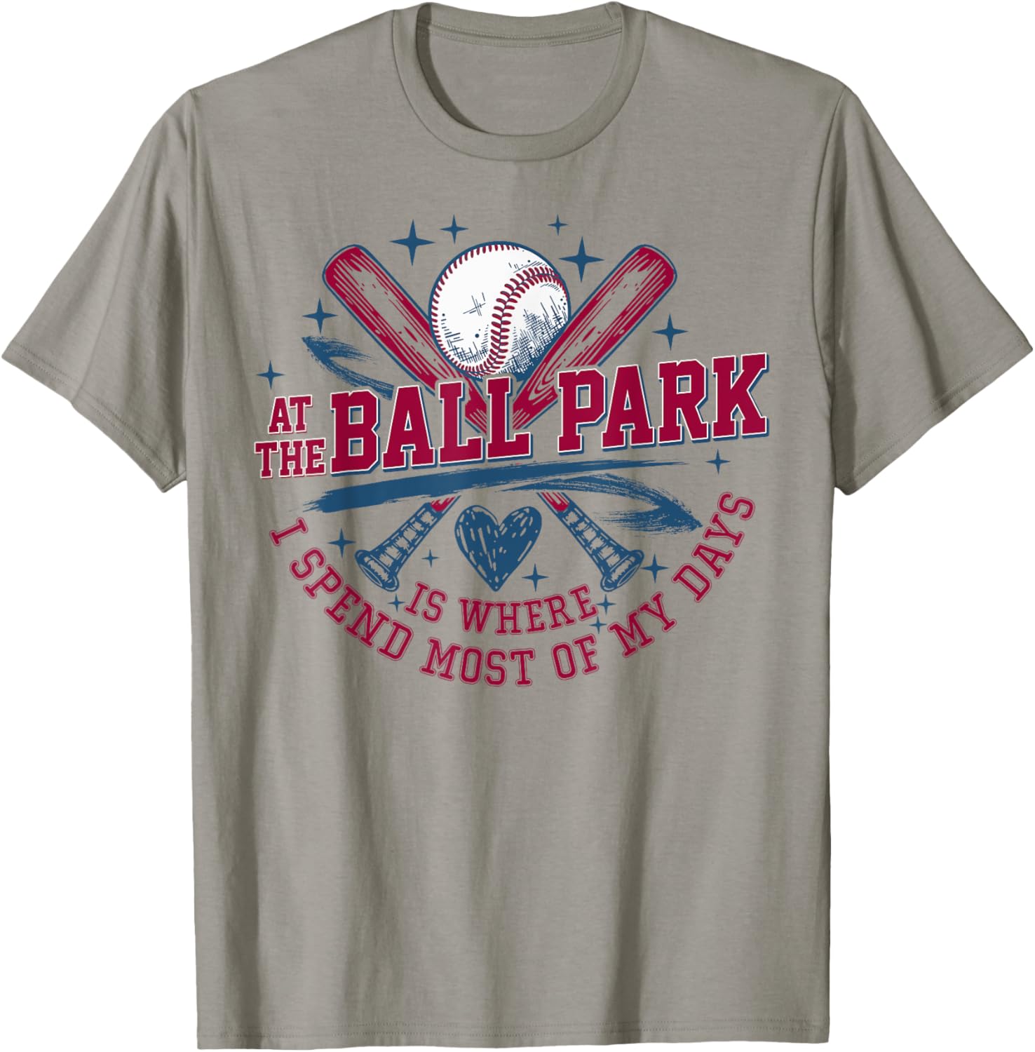 At the Ballpark T-Shirt for Sports Lovers – Perfect Game Day Apparel - 6
