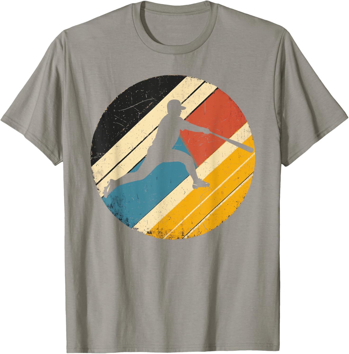 Retro Vintage Baseball Player T-Shirt for Men, Women, and Kids - 2