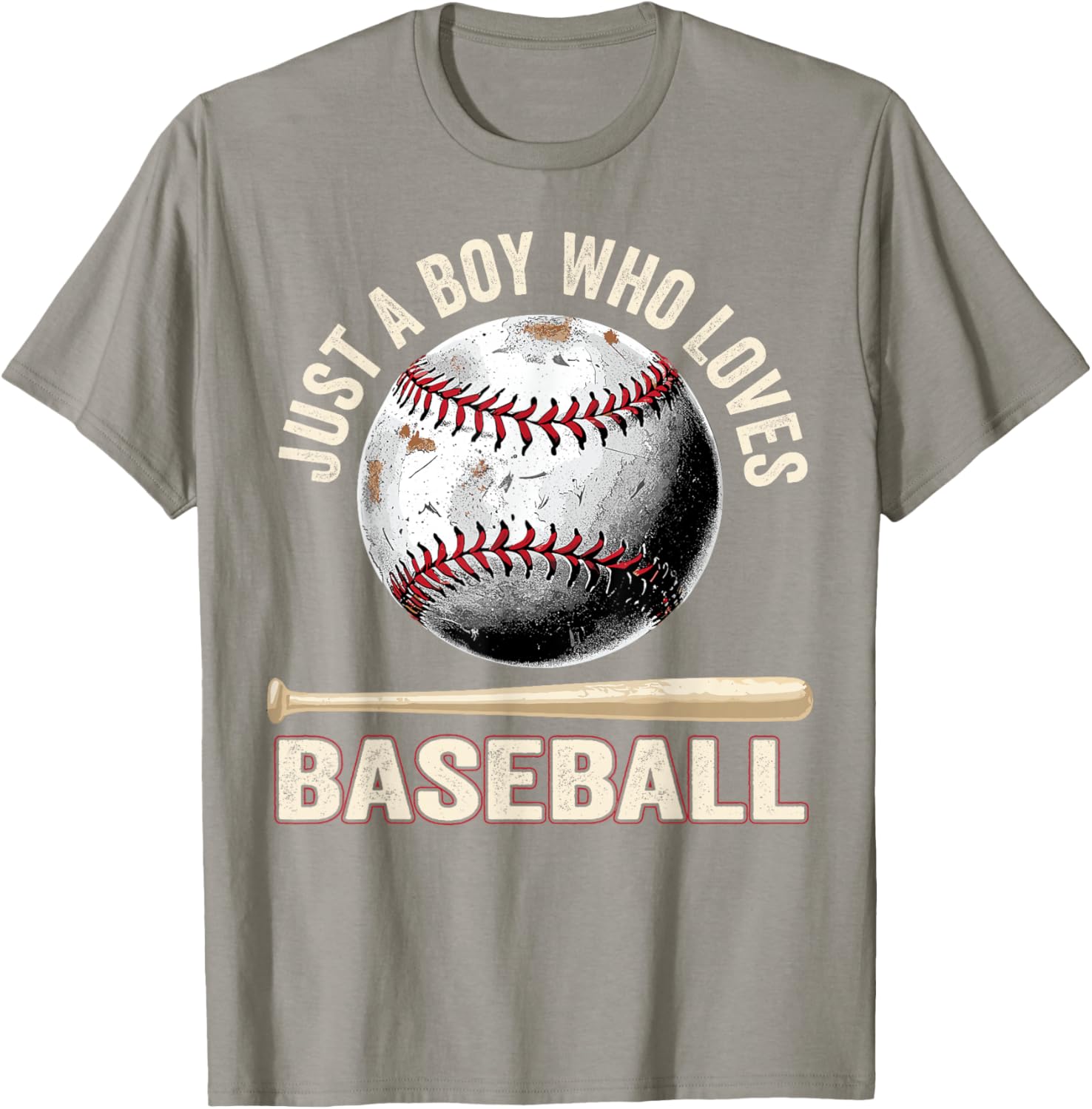 Funny Just A Boy Who Loves Baseball T-Shirt for Fans and Players - 14